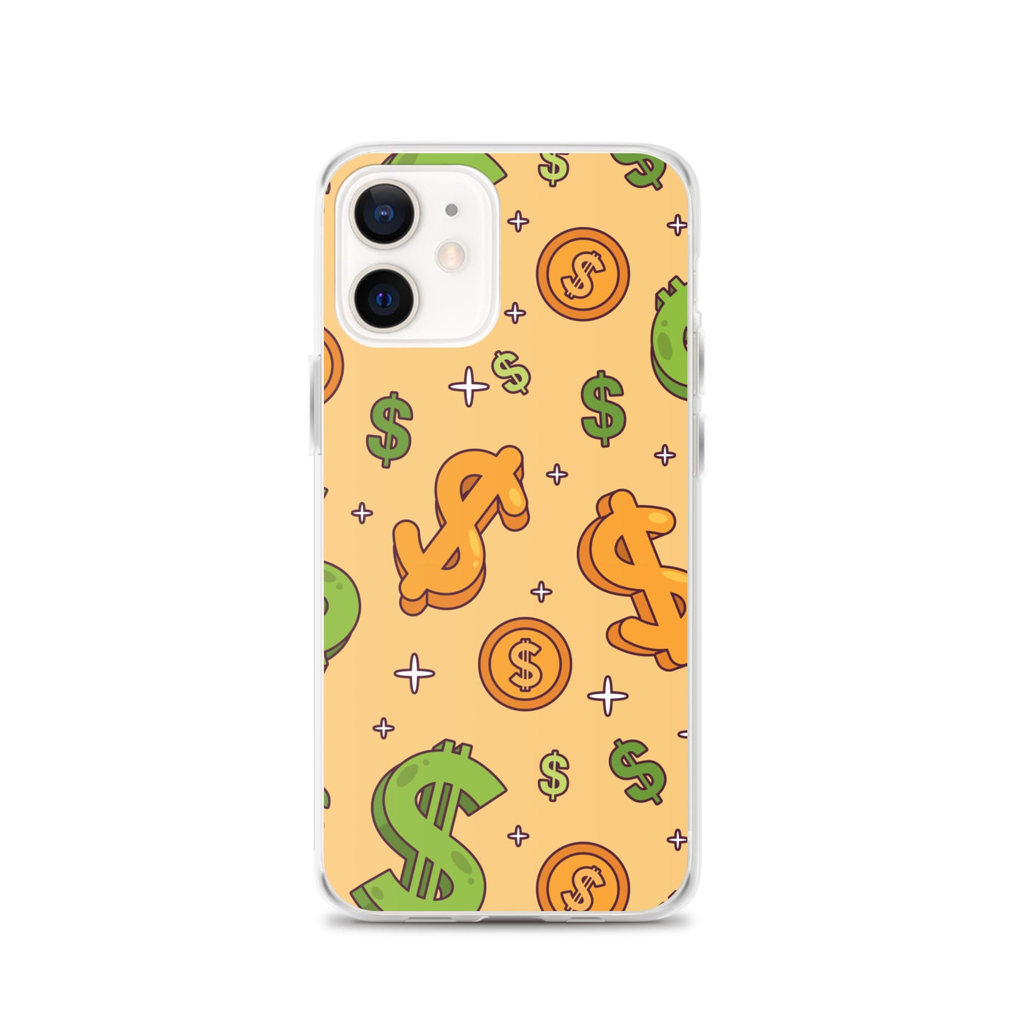 Dollar Currency Sign Pattern Clear Case for iPhone®