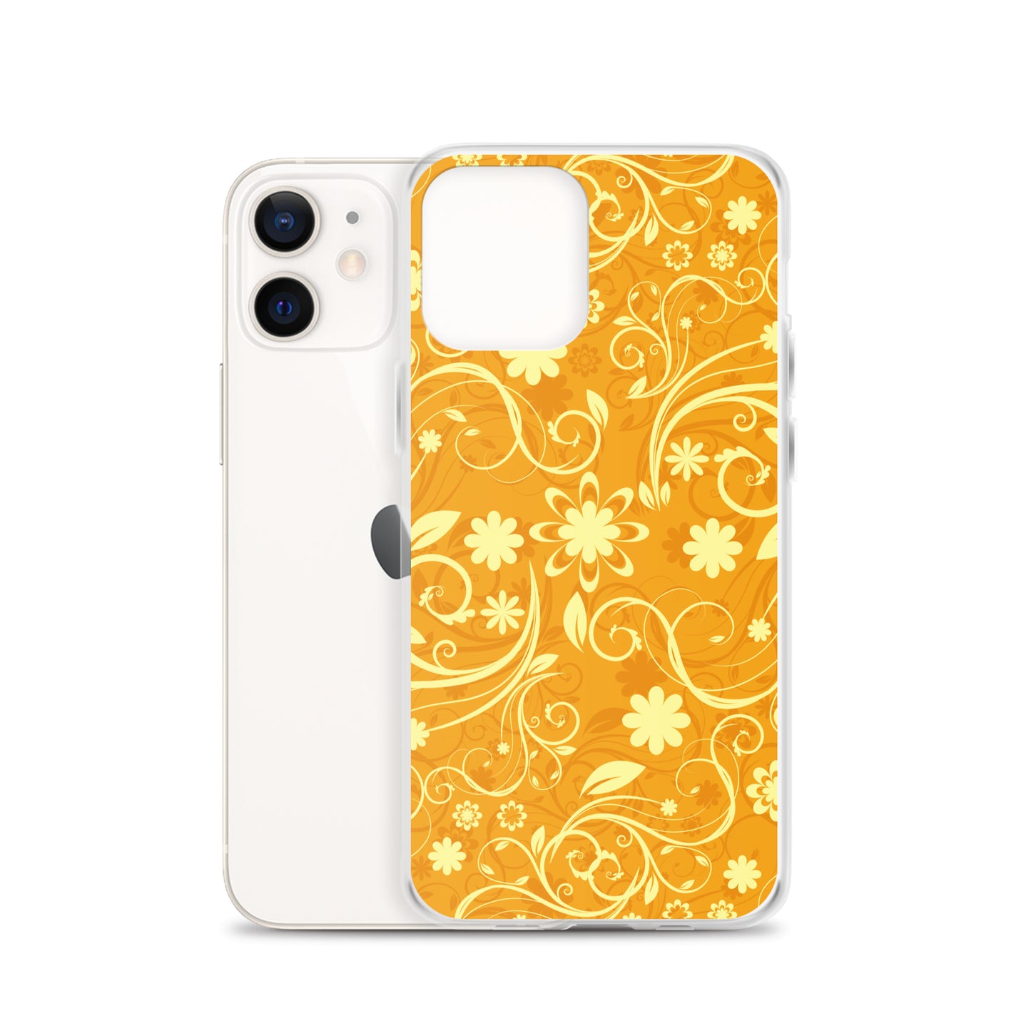 Elegant Decorative Ornamental Floral Pattern Clear Case for iPhone®