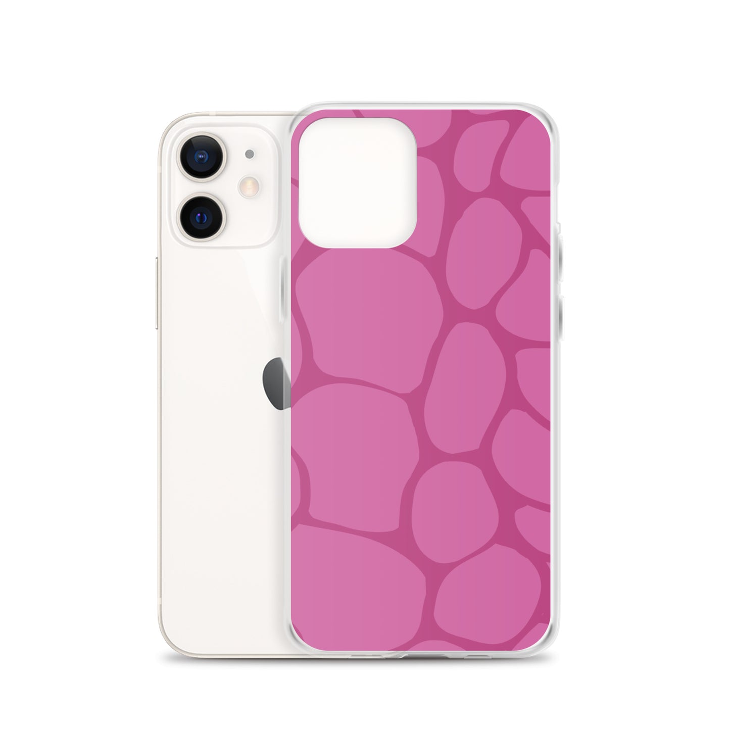 Abstract Pink Pattern Clear Case for iPhone®