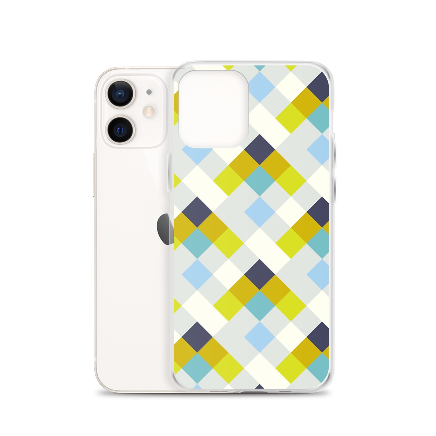 Colorful Geometric Pattern Clear Case for iPhone®