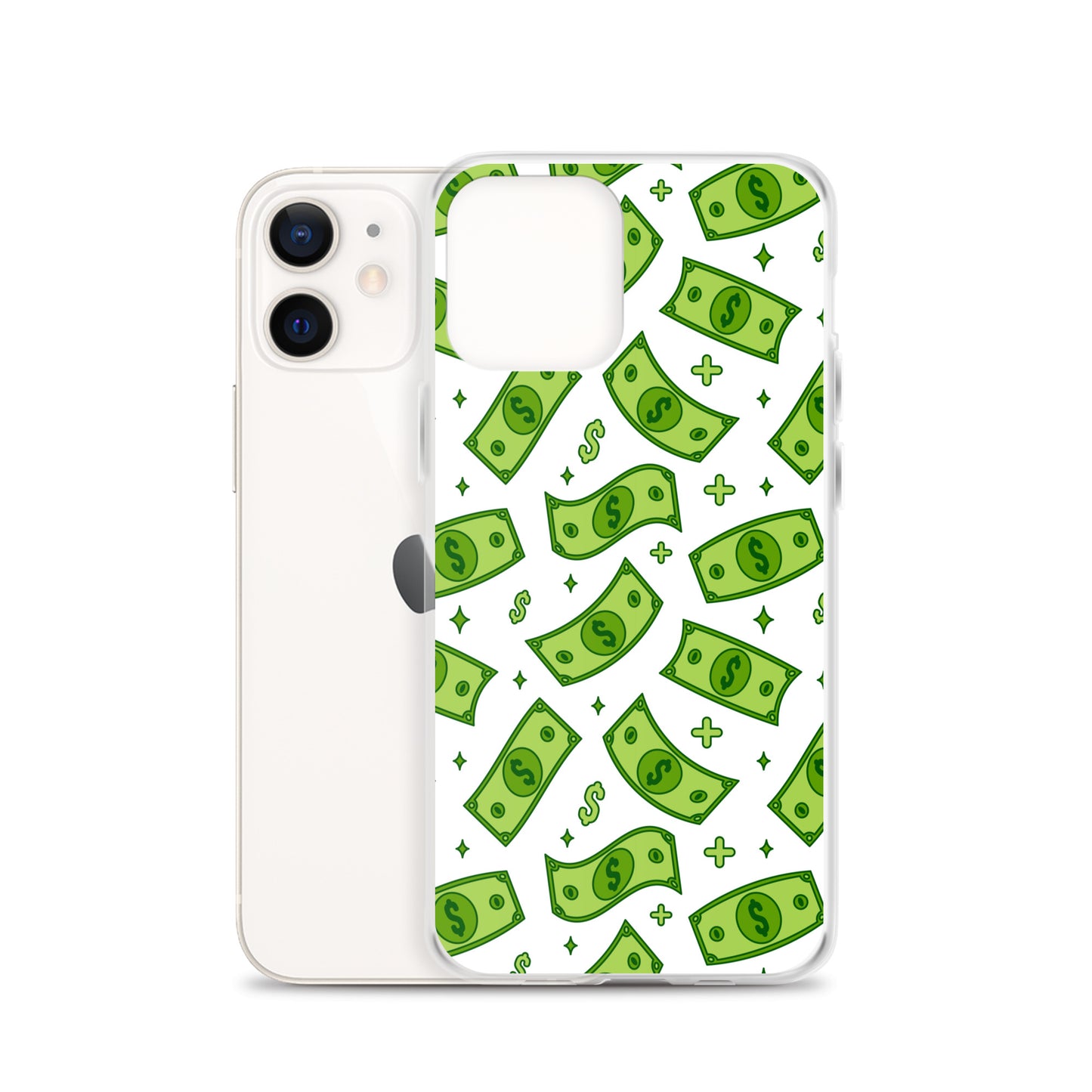 Dollar Currency Banknotes Pattern Clear Case for iPhone®