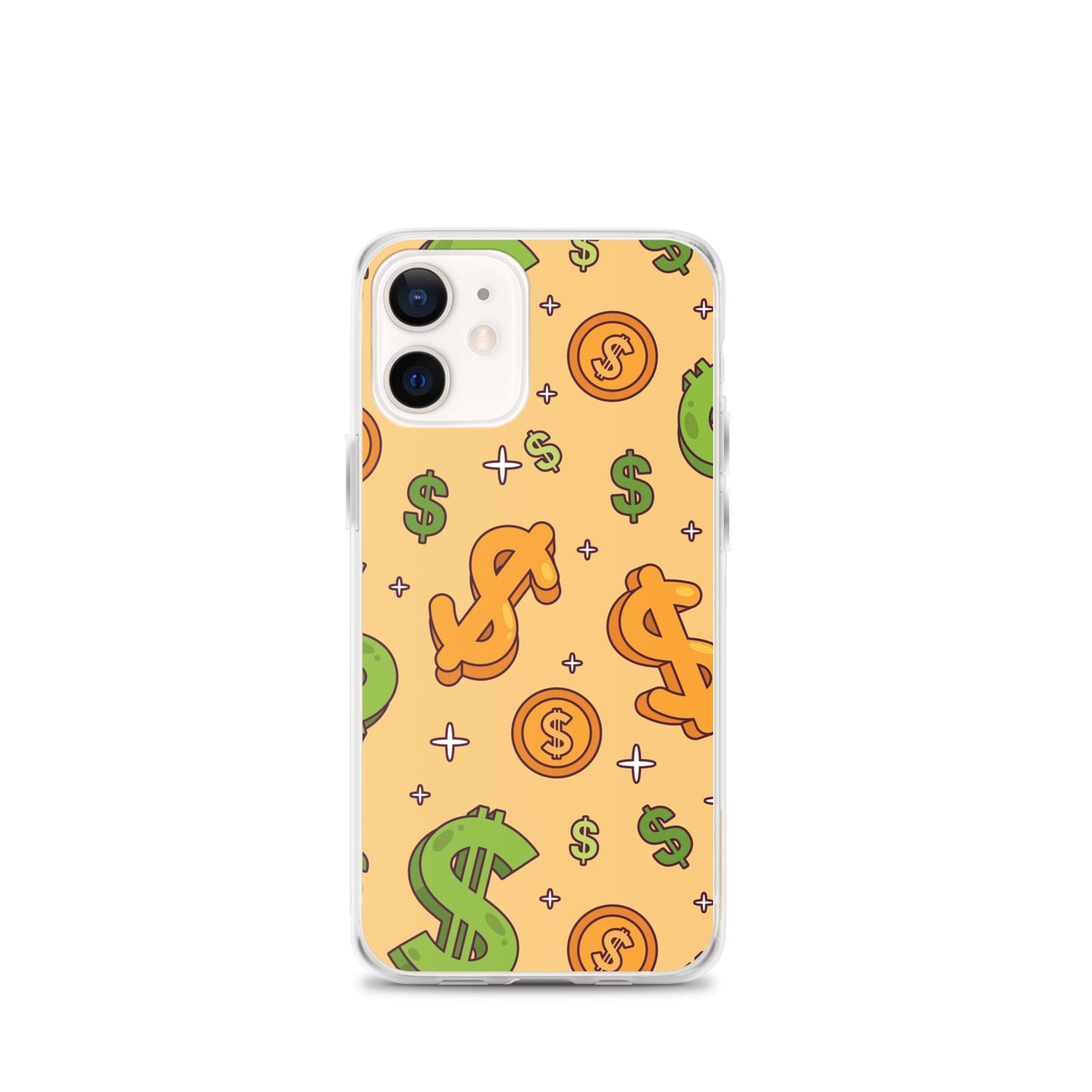 Dollar Currency Sign Pattern Clear Case for iPhone®