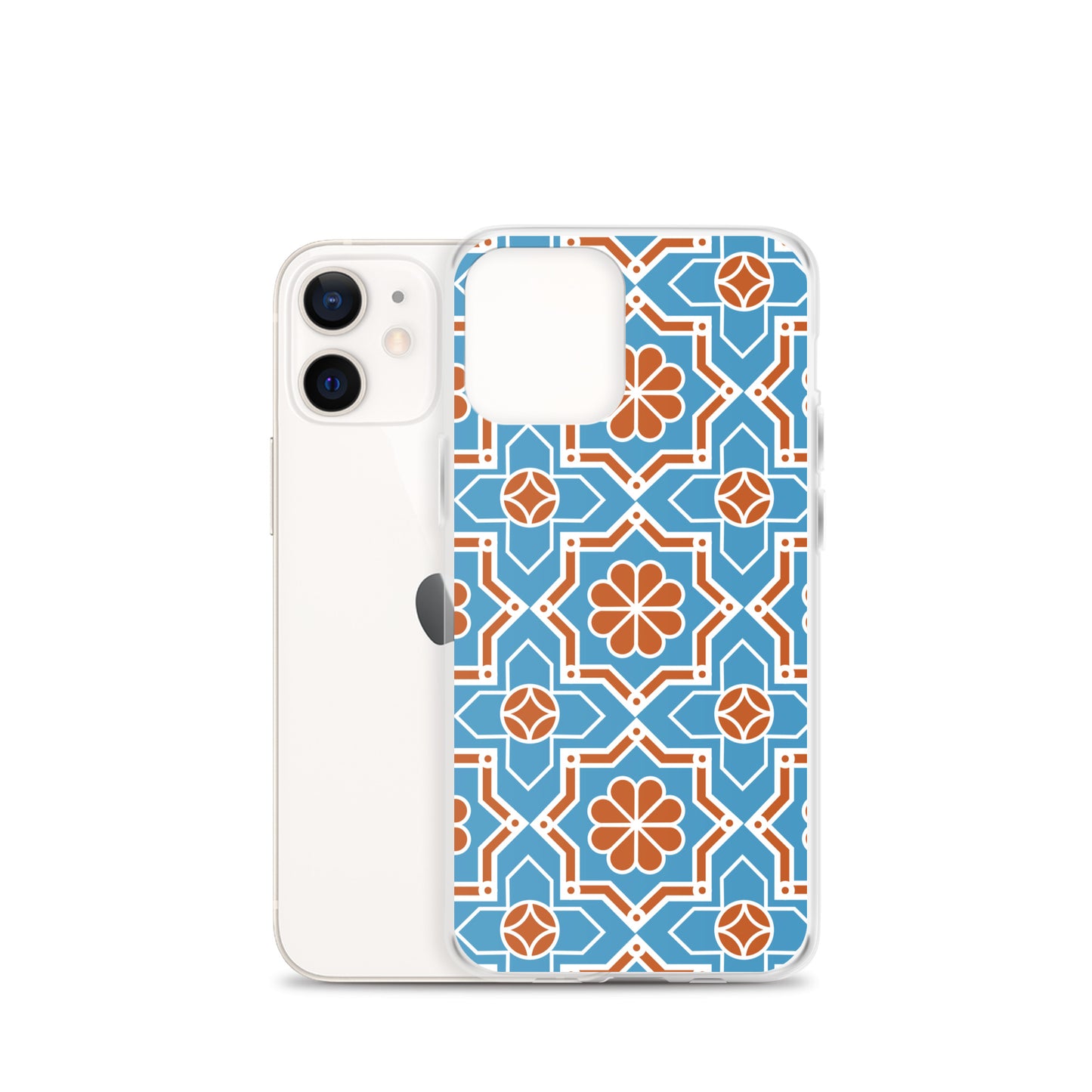 Complex Arabesque Pattern Clear Case for iPhone®