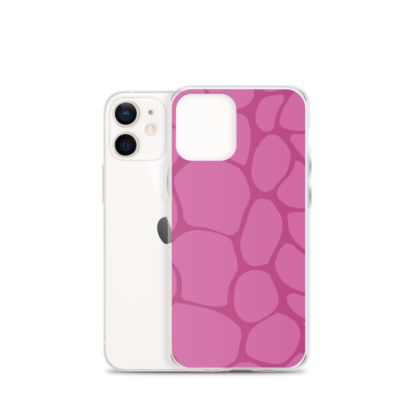 Abstract Pink Pattern Clear Case for iPhone®