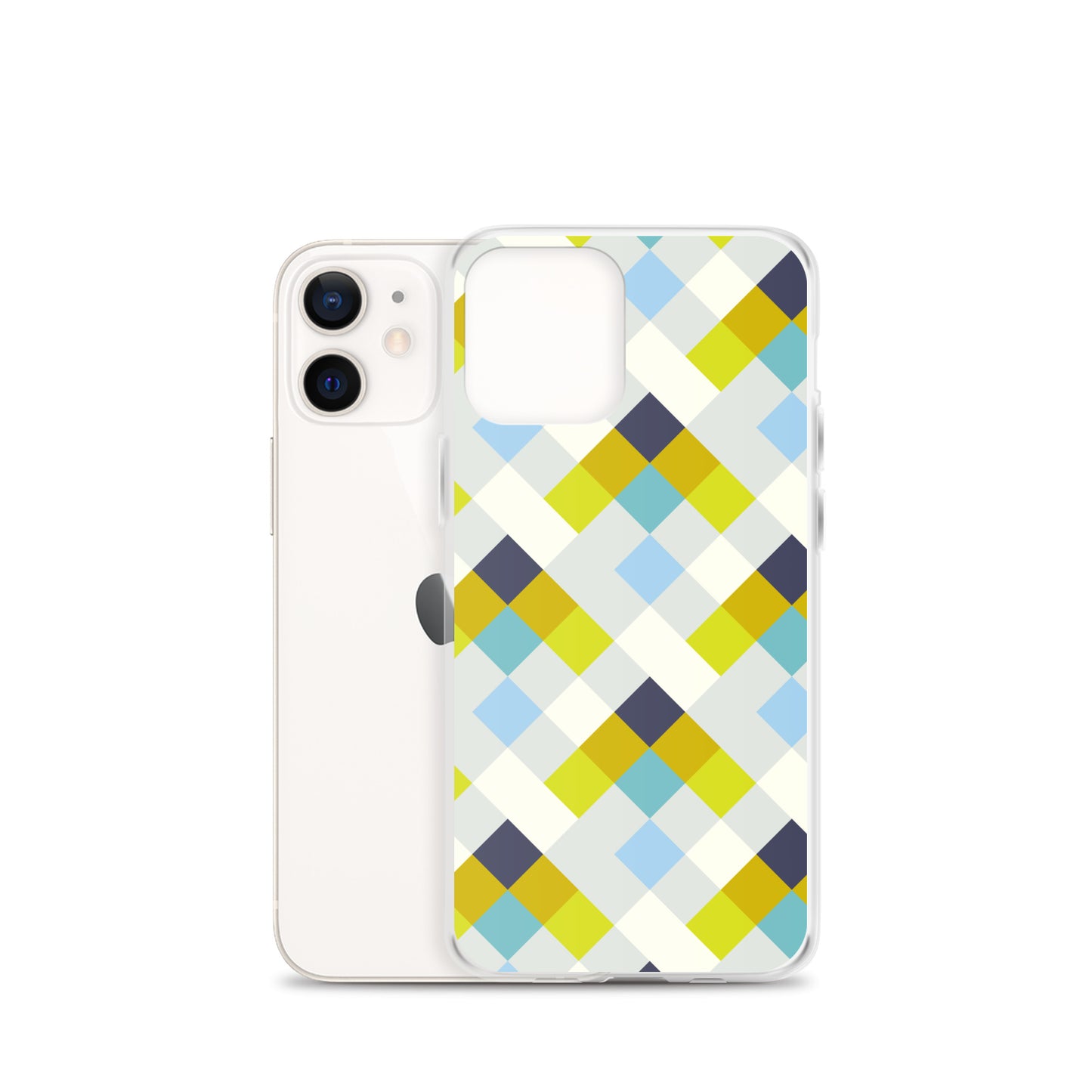 Colorful Geometric Pattern Clear Case for iPhone®