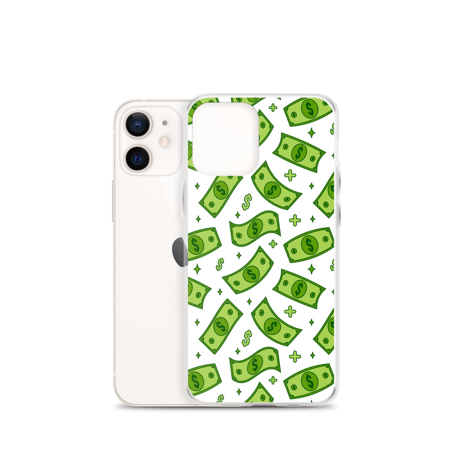 Dollar Currency Banknotes Pattern Clear Case for iPhone®