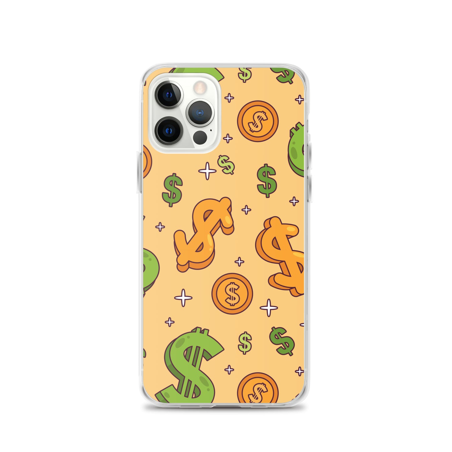 Dollar Currency Sign Pattern Clear Case for iPhone®