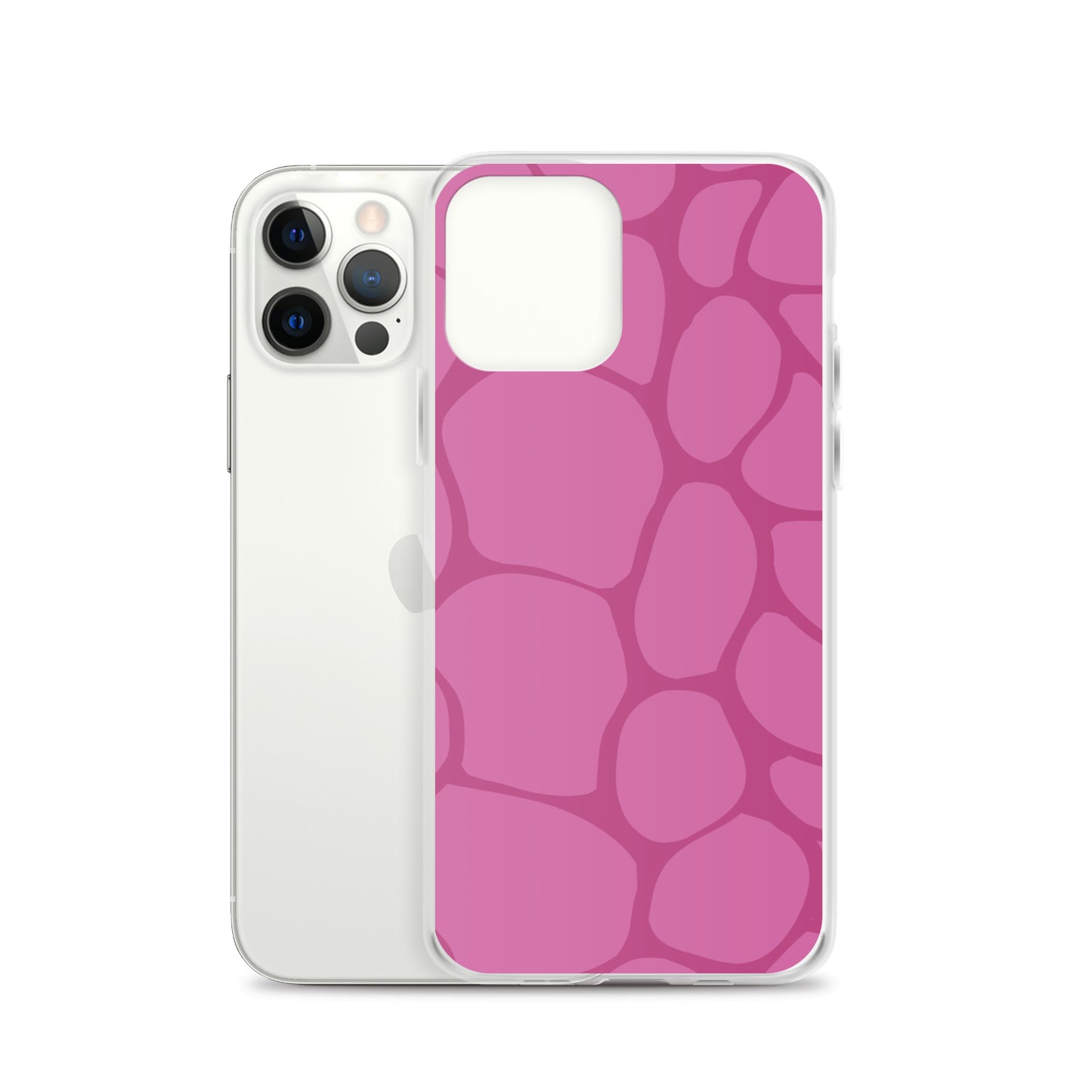 Abstract Pink Pattern Clear Case for iPhone®