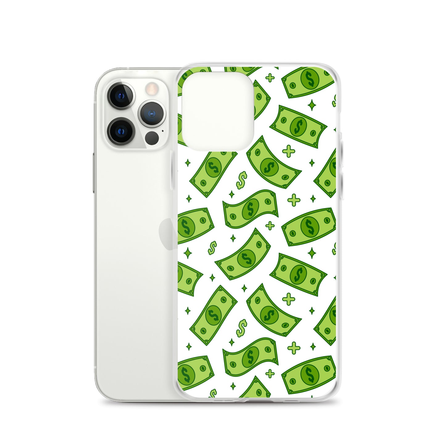 Dollar Currency Banknotes Pattern Clear Case for iPhone®