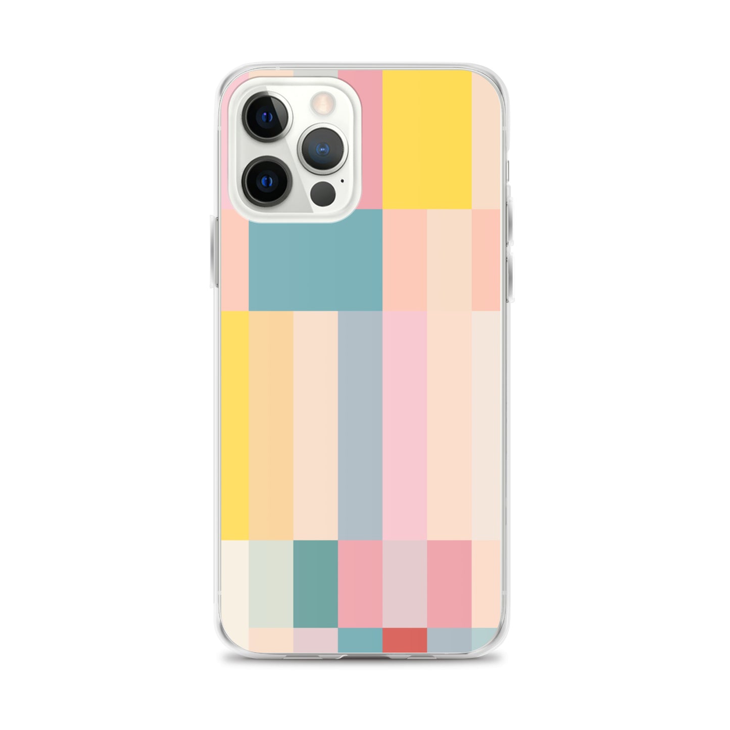 Abstract Pastel Stripes Clear Case for iPhone®