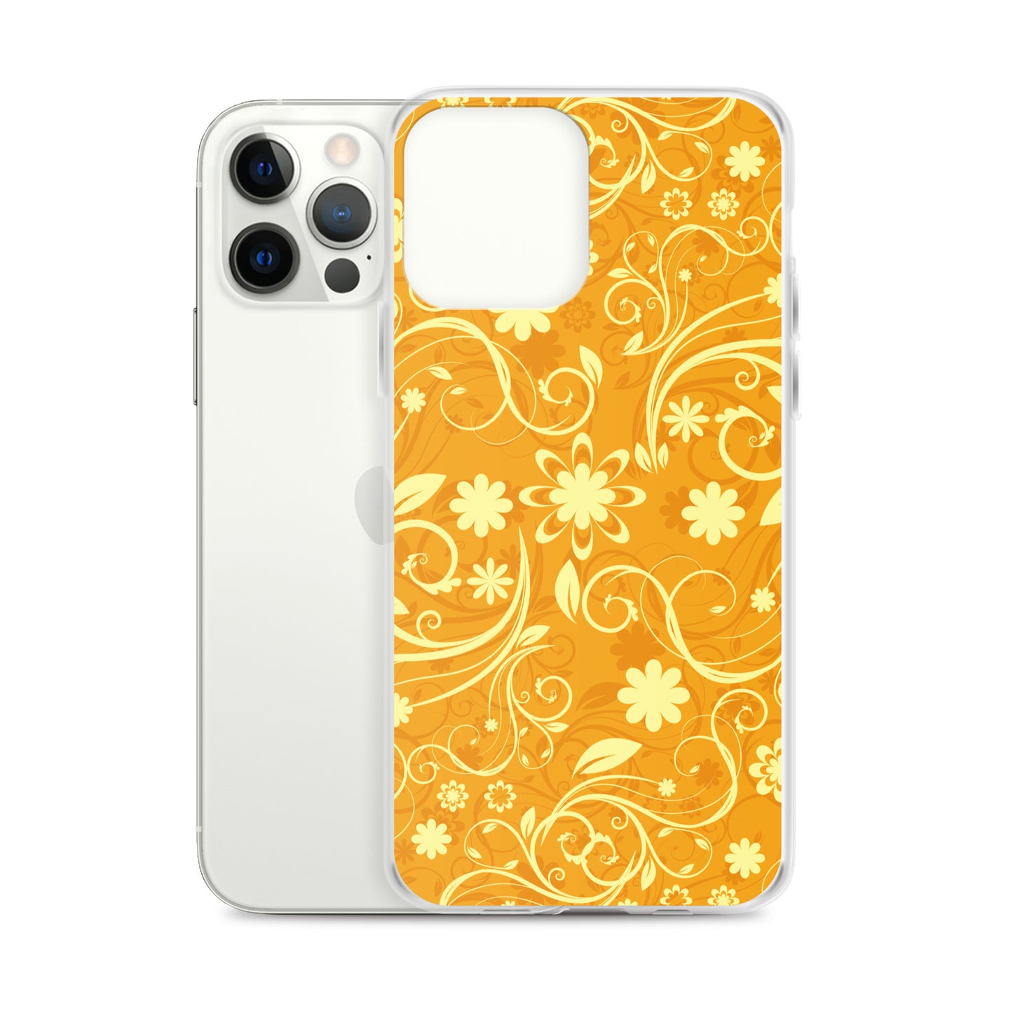 Elegant Decorative Ornamental Floral Pattern Clear Case for iPhone®