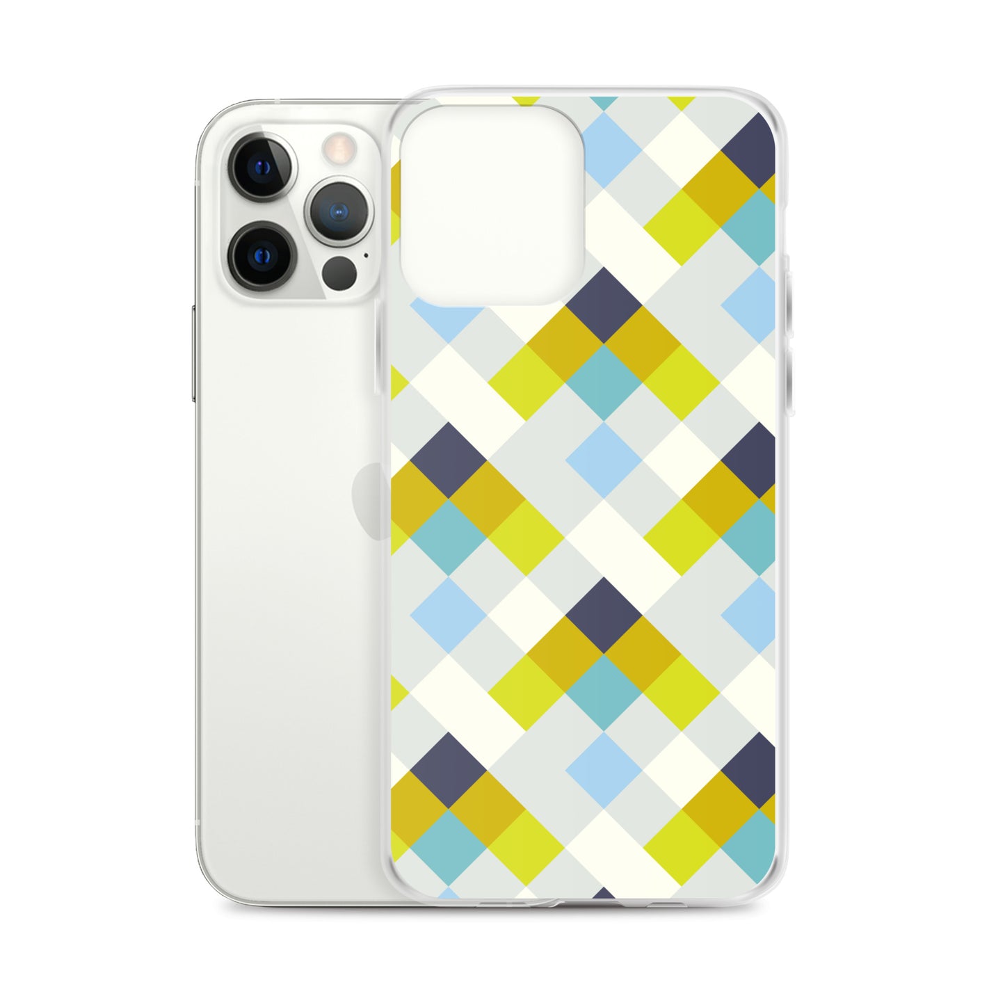 Colorful Geometric Pattern Clear Case for iPhone®
