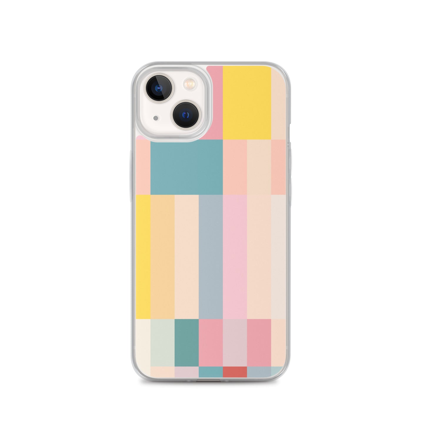 Abstract Pastel Stripes Clear Case for iPhone®