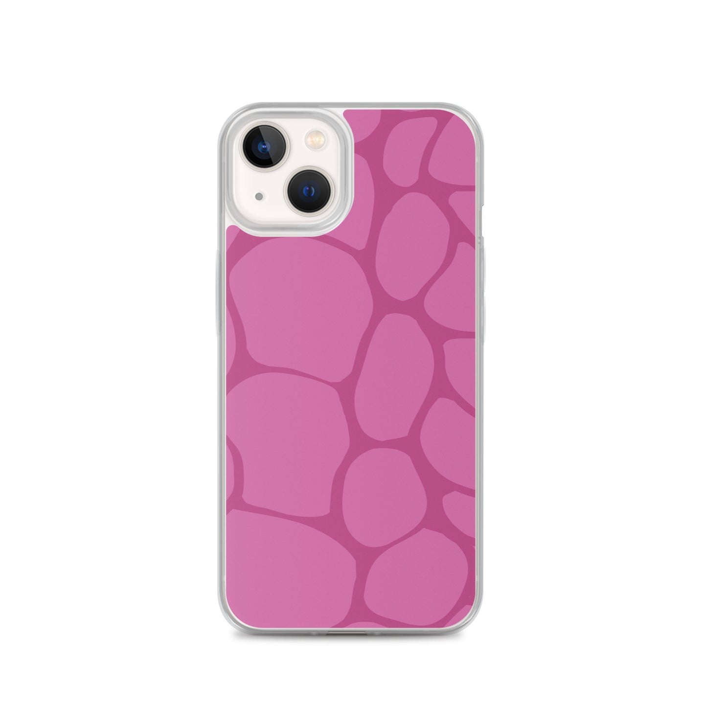 Abstract Pink Pattern Clear Case for iPhone®