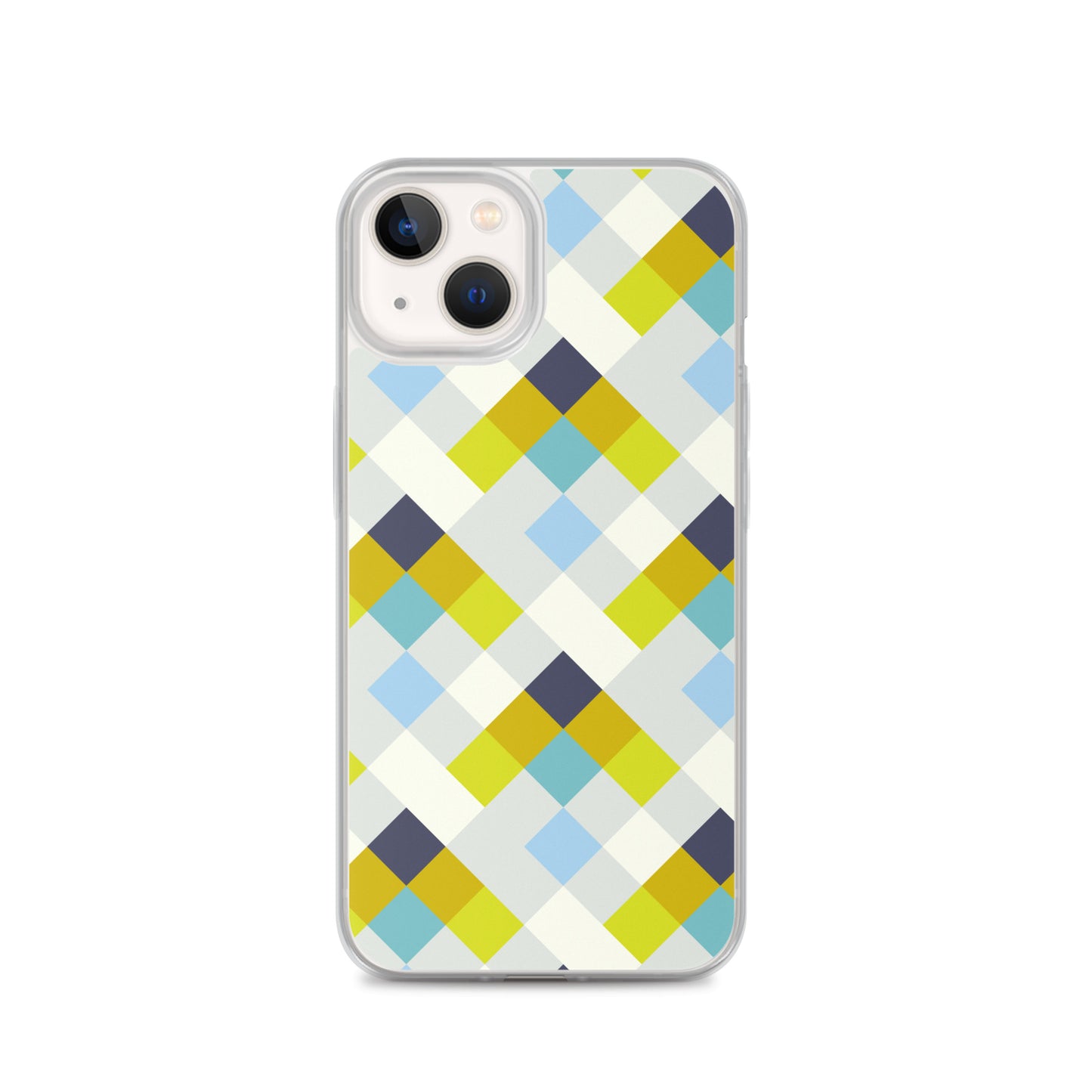 Colorful Geometric Pattern Clear Case for iPhone®