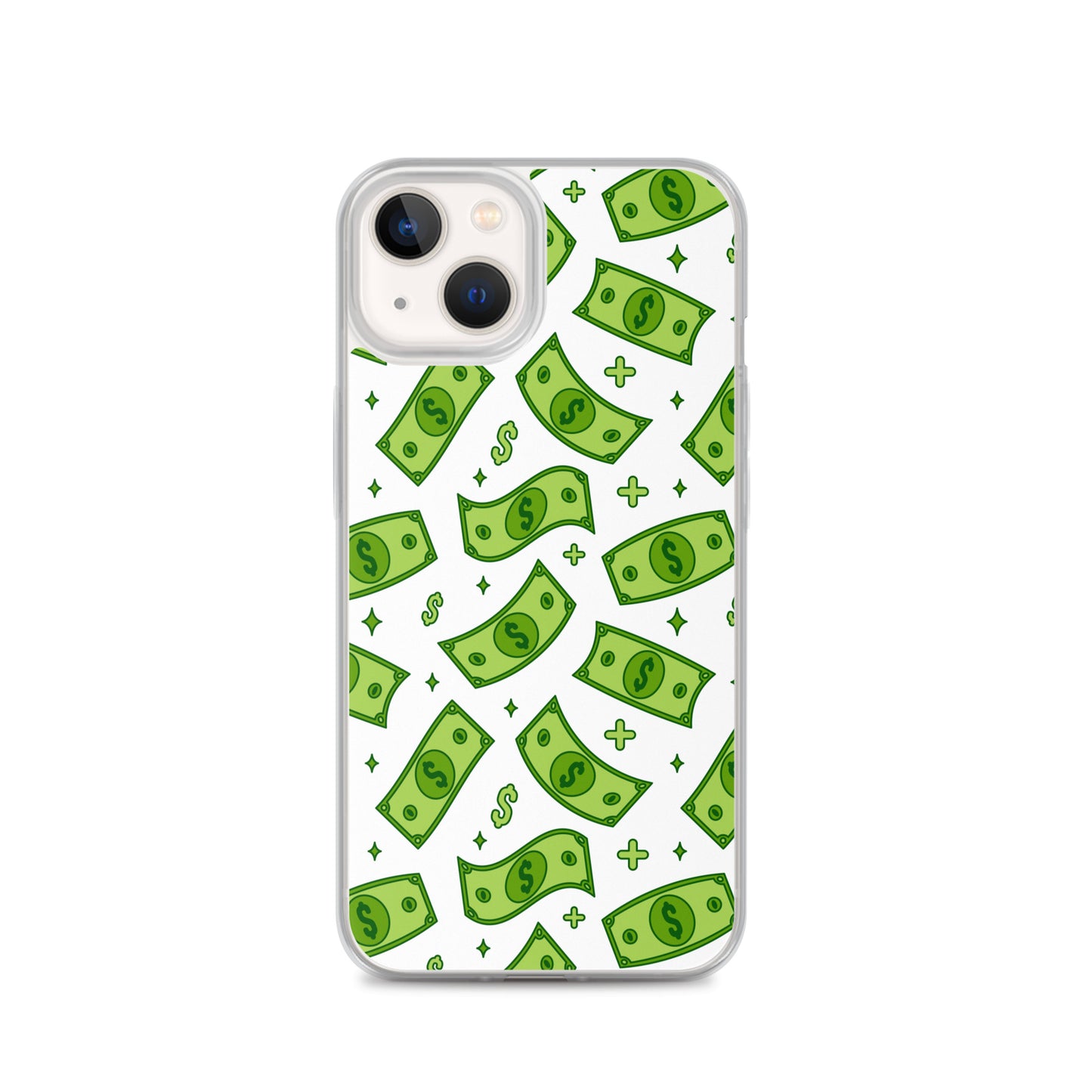 Dollar Currency Banknotes Pattern Clear Case for iPhone®