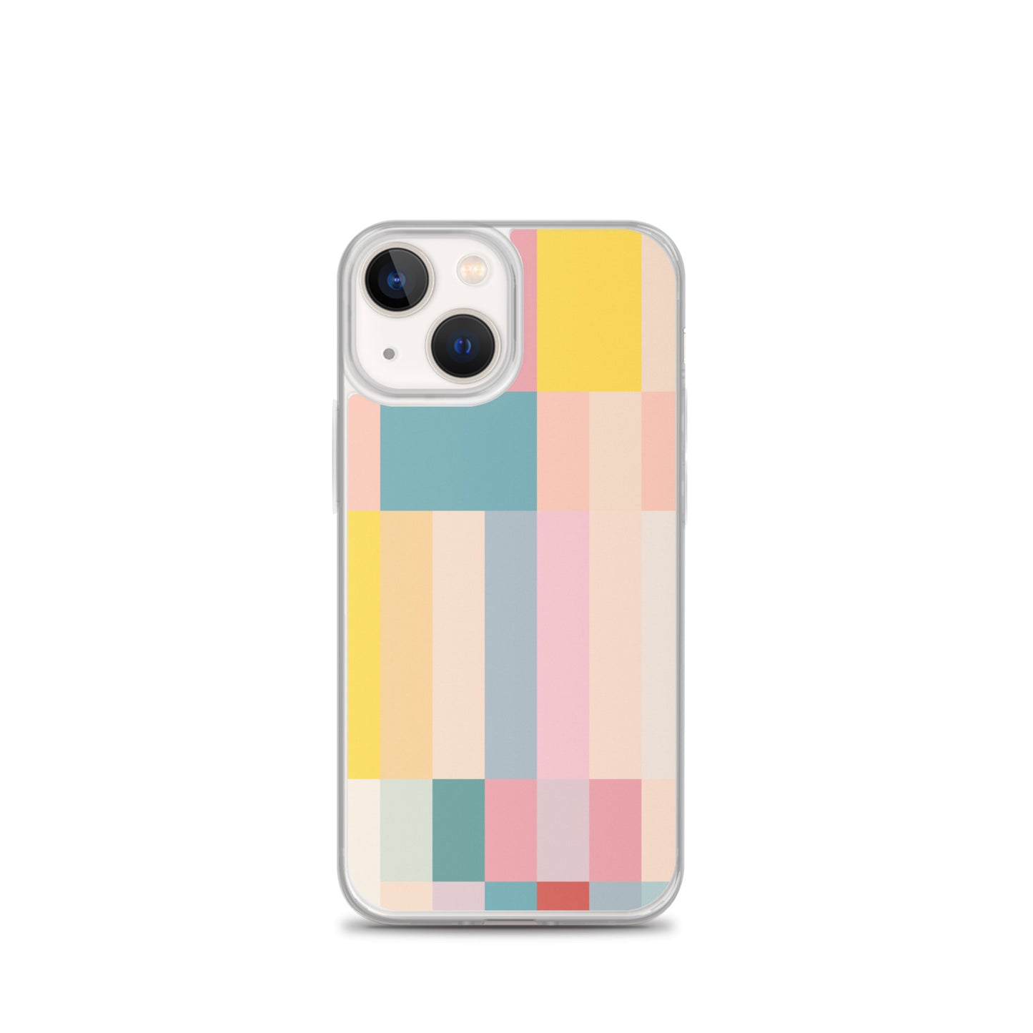 Abstract Pastel Stripes Clear Case for iPhone®