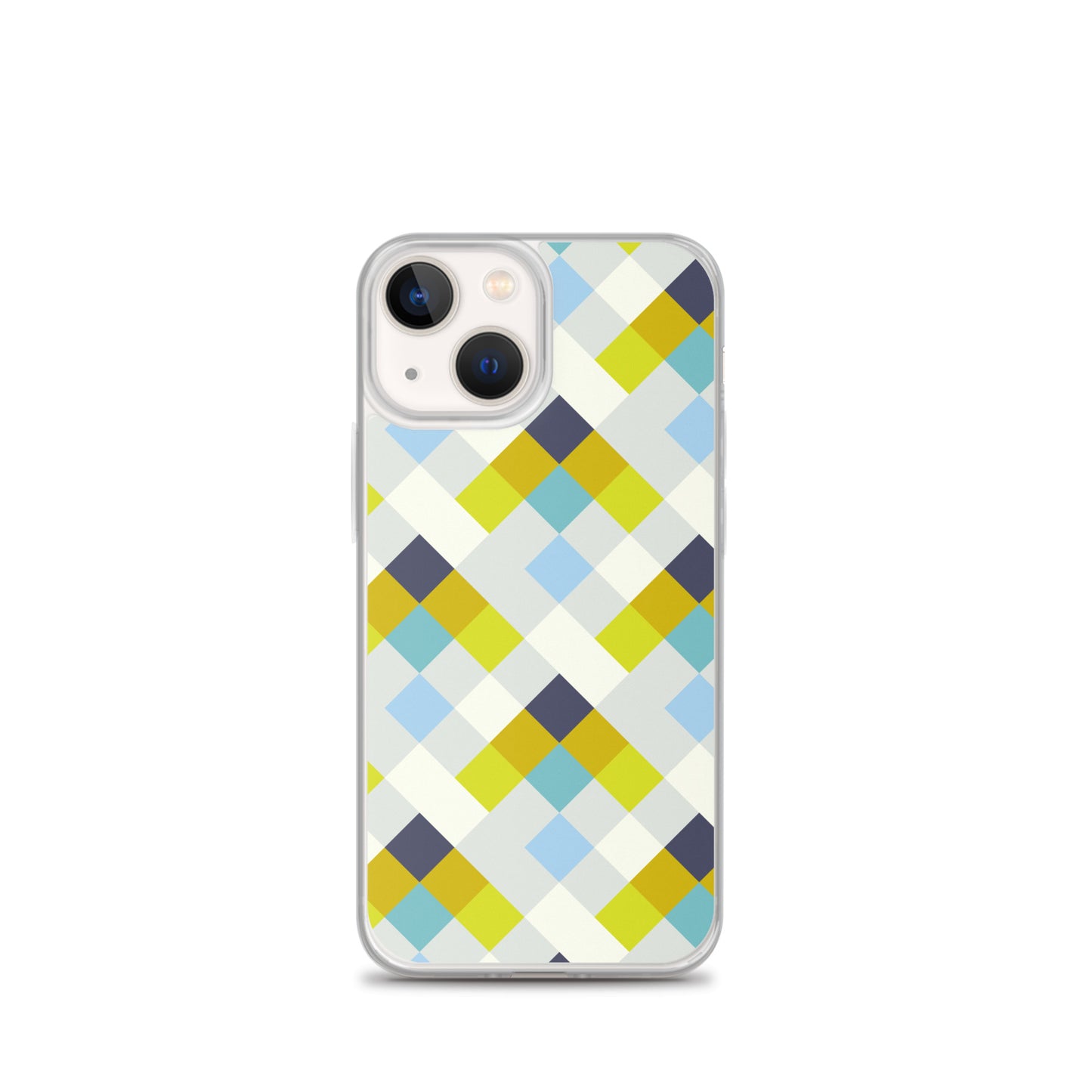 Colorful Geometric Pattern Clear Case for iPhone®