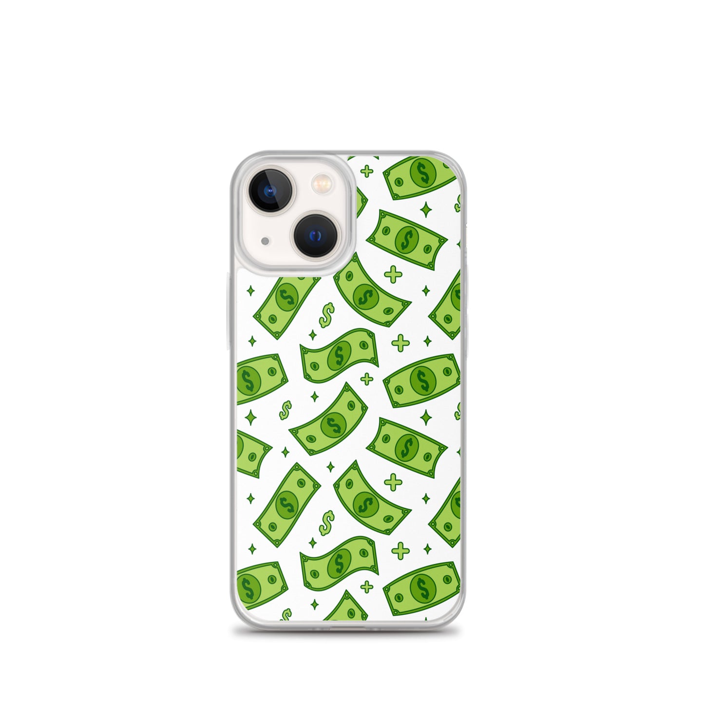Dollar Currency Banknotes Pattern Clear Case for iPhone®