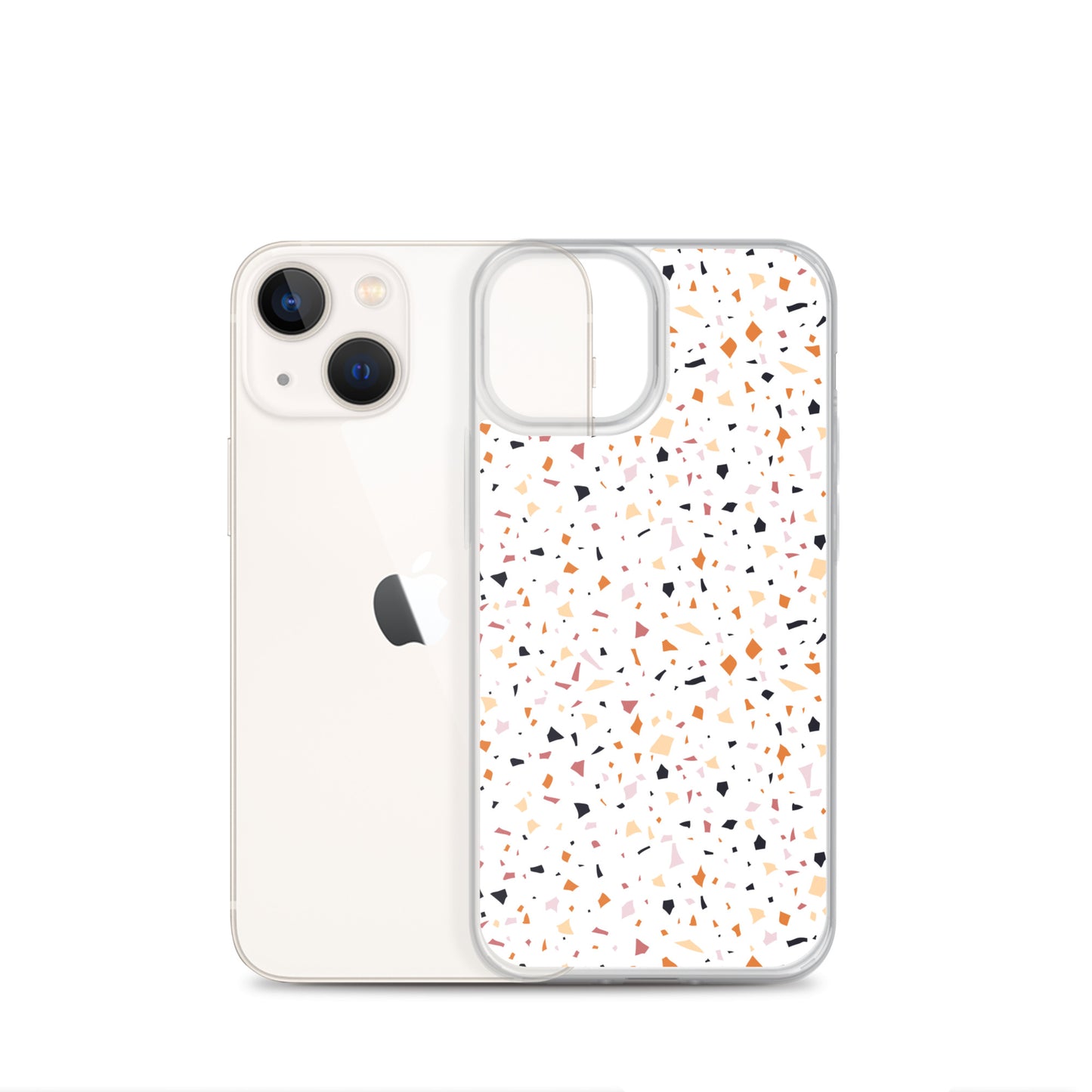 Colorful Terrazzo Pattern Clear Case for iPhone®