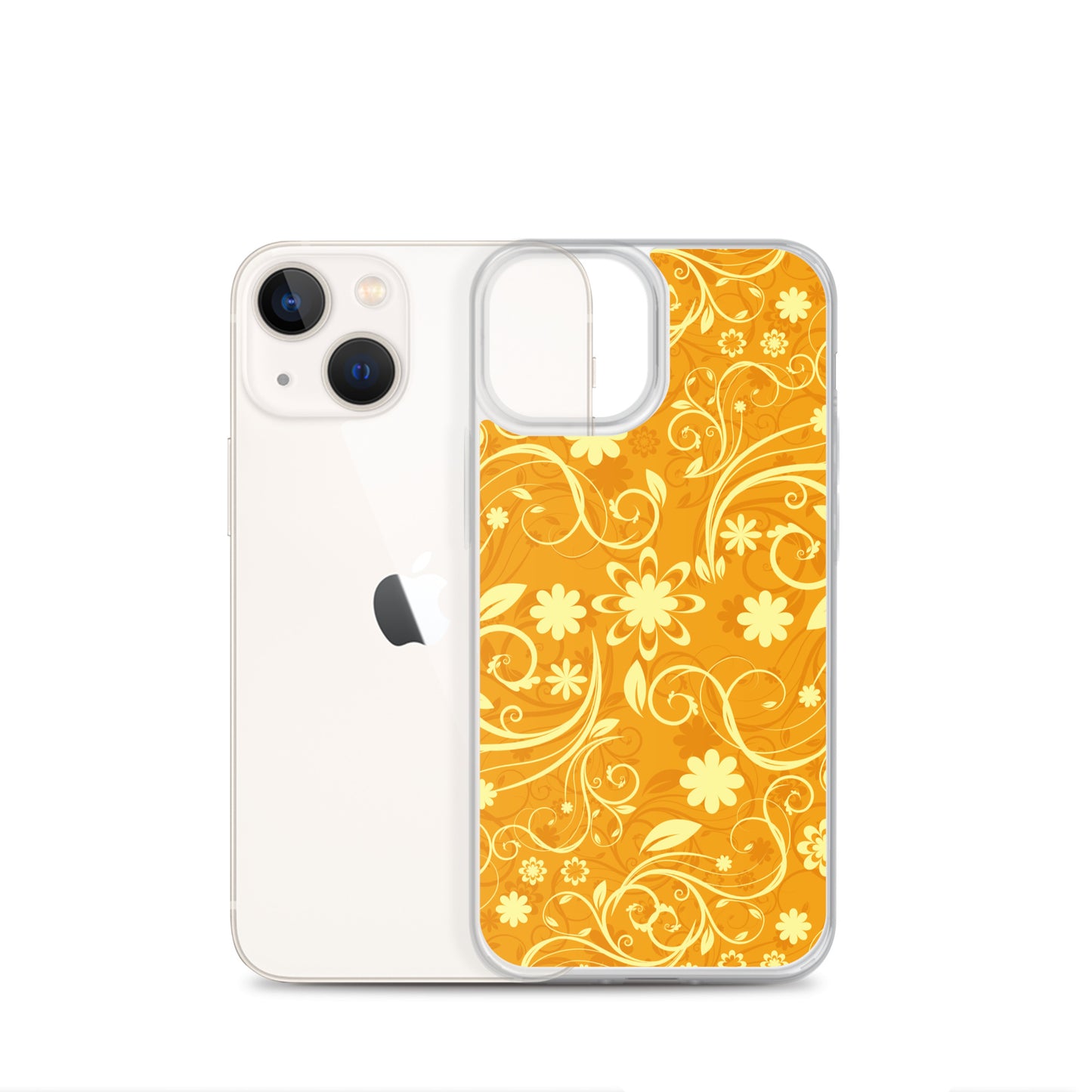 Elegant Decorative Ornamental Floral Pattern Clear Case for iPhone®