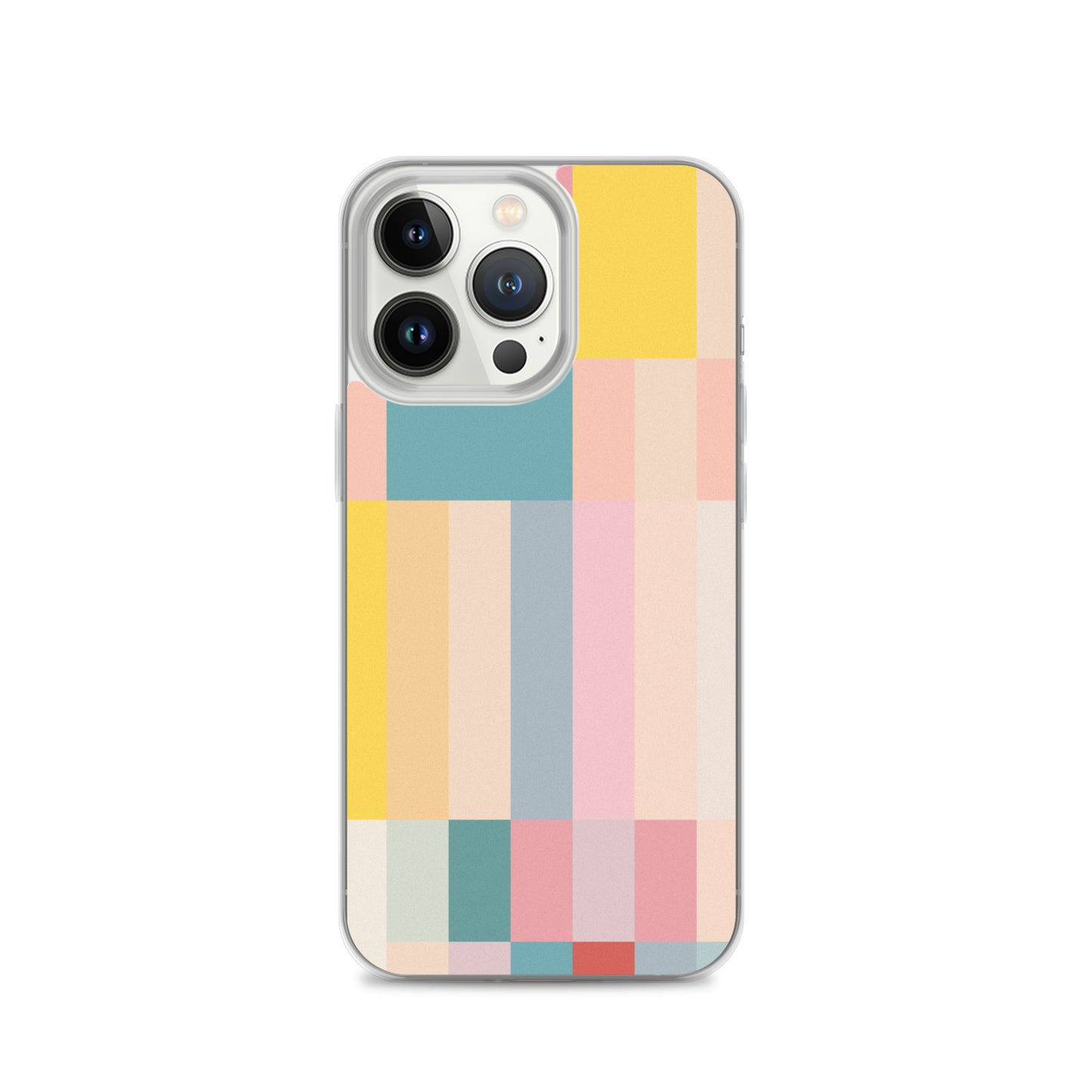 Abstract Pastel Stripes Clear Case for iPhone®