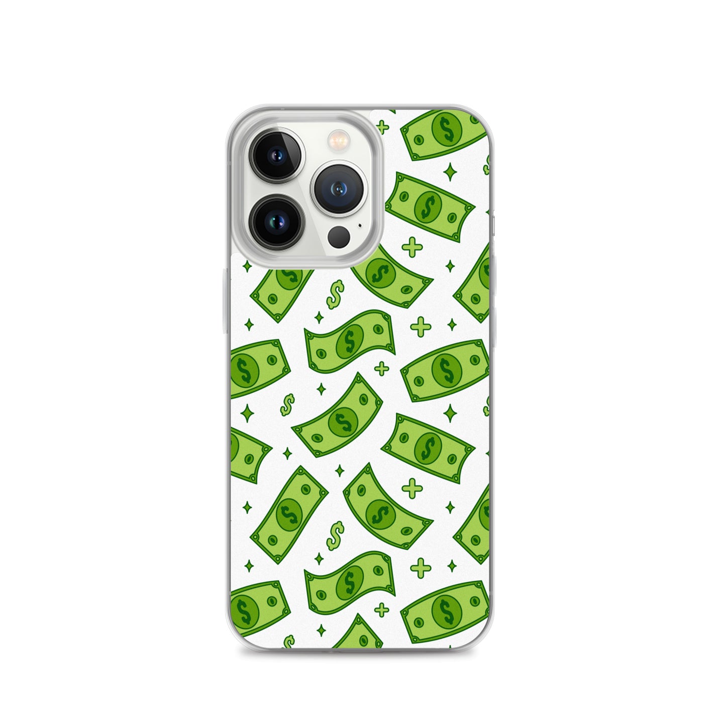Dollar Currency Banknotes Pattern Clear Case for iPhone®