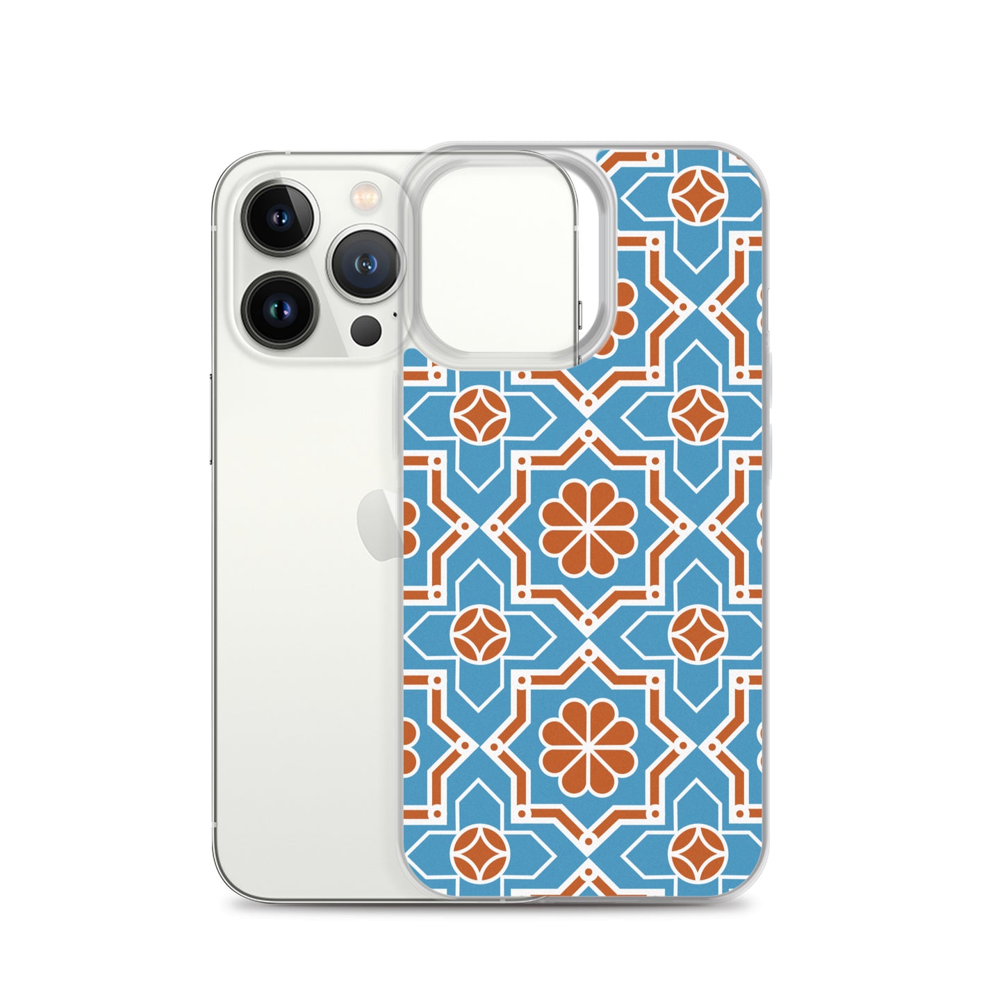 Complex Arabesque Pattern Clear Case for iPhone®