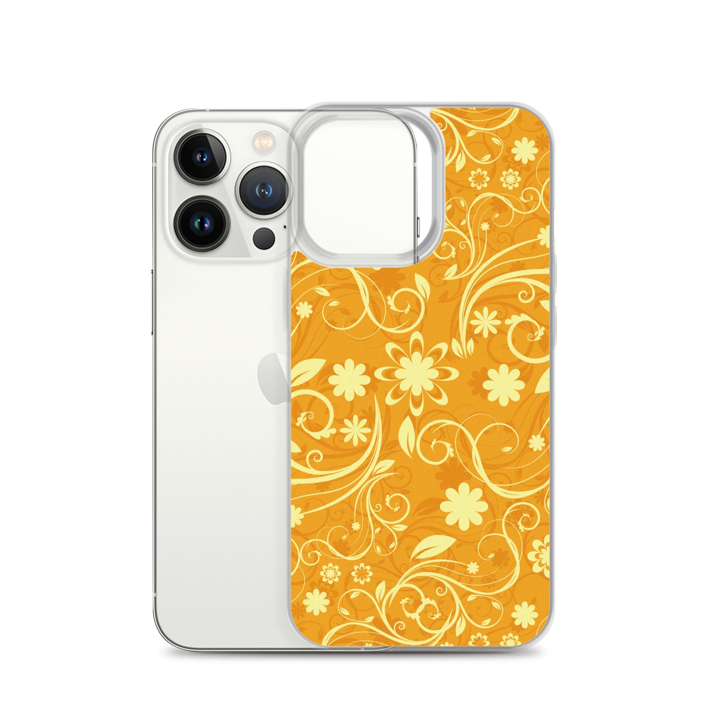Elegant Decorative Ornamental Floral Pattern Clear Case for iPhone®
