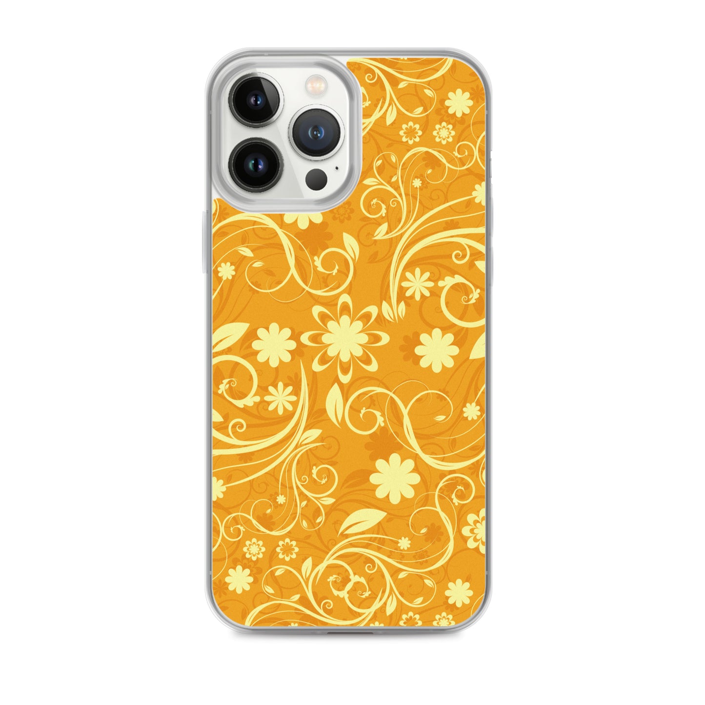 Elegant Decorative Ornamental Floral Pattern Clear Case for iPhone®