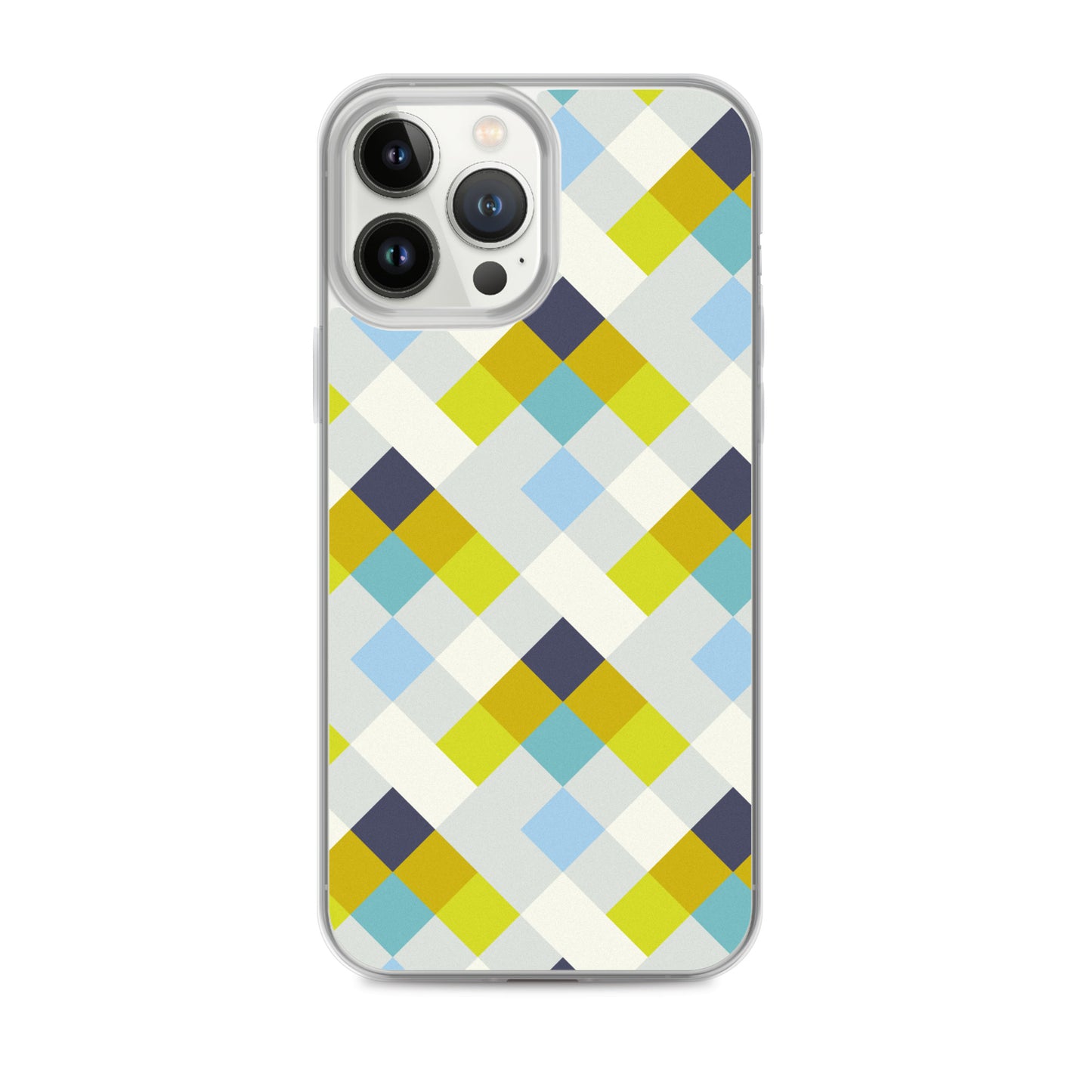 Colorful Geometric Pattern Clear Case for iPhone®