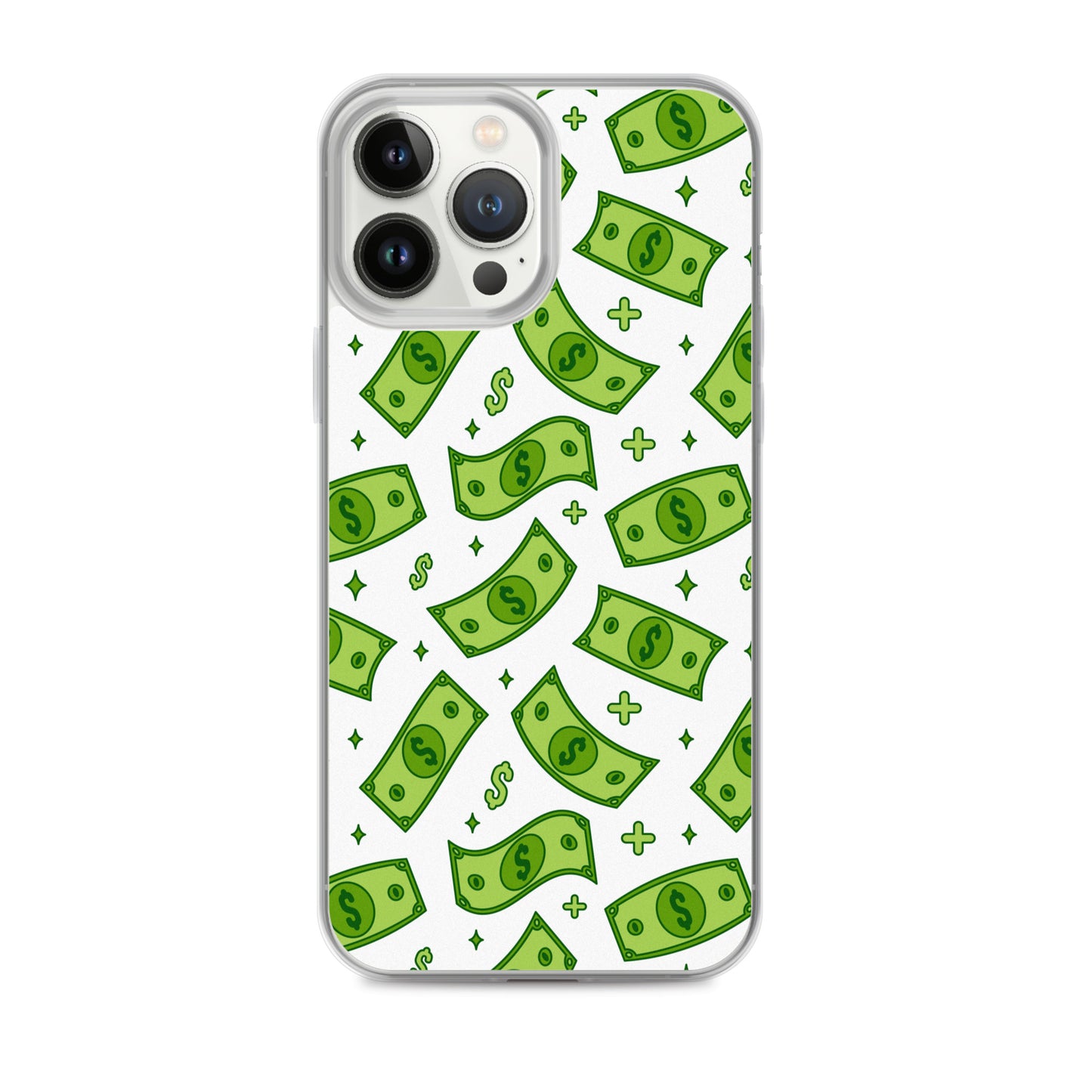 Dollar Currency Banknotes Pattern Clear Case for iPhone®