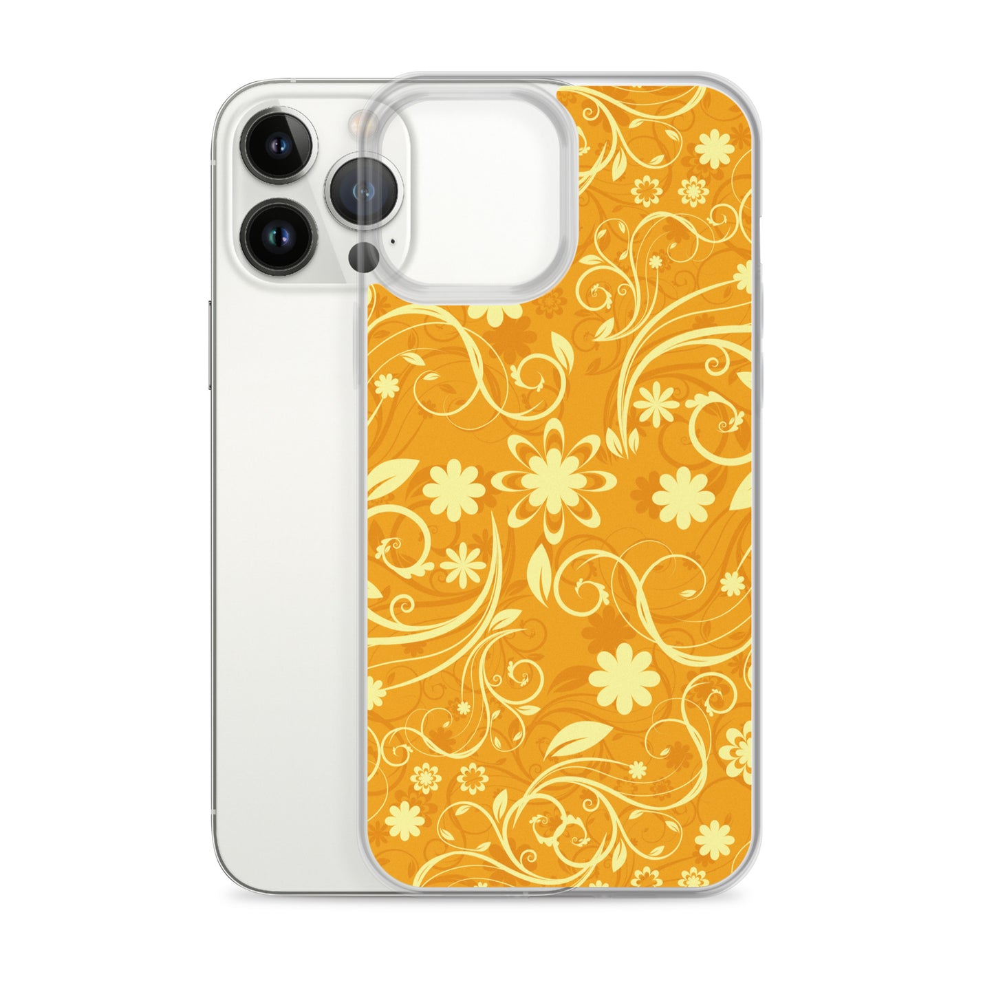 Elegant Decorative Ornamental Floral Pattern Clear Case for iPhone®