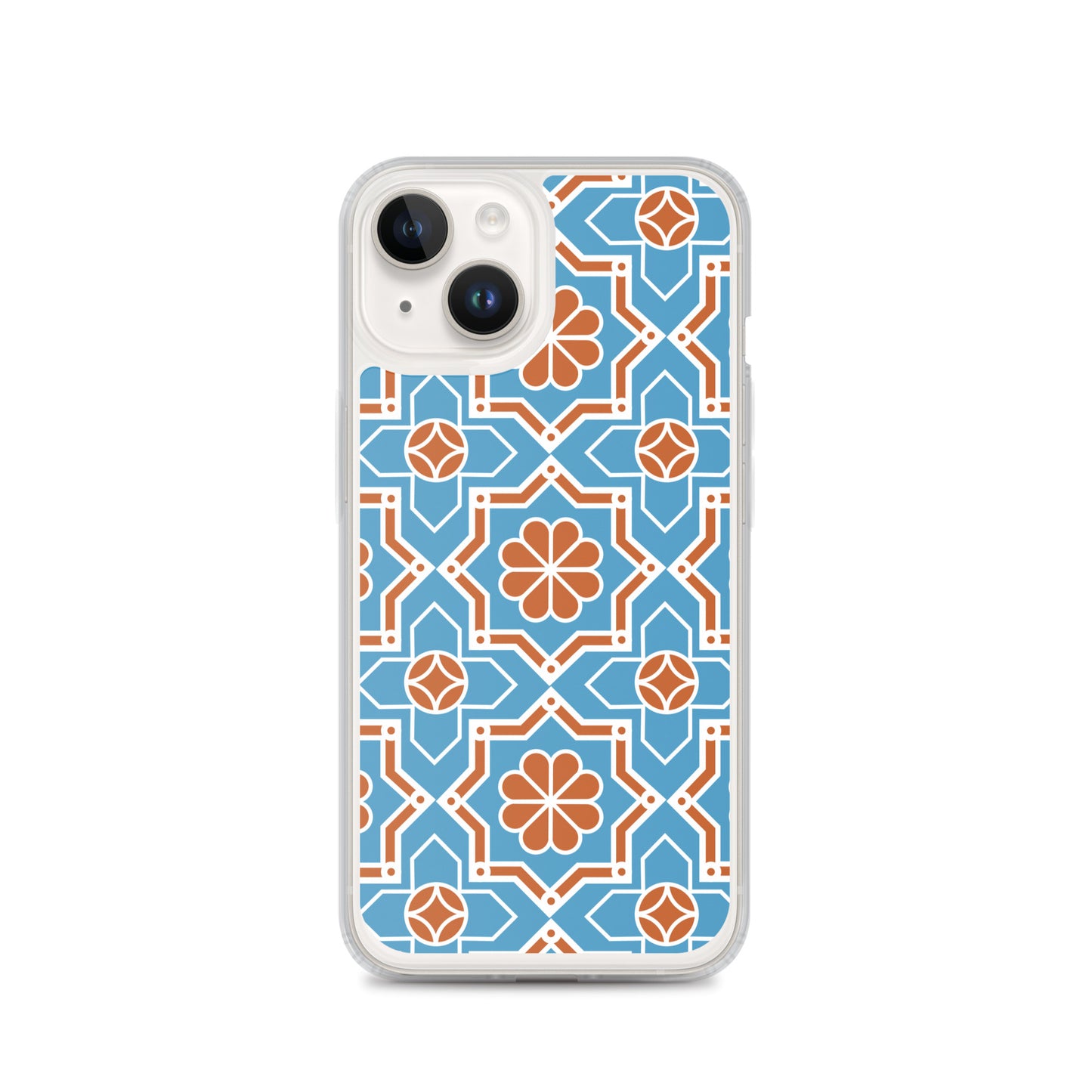 Complex Arabesque Pattern Clear Case for iPhone®