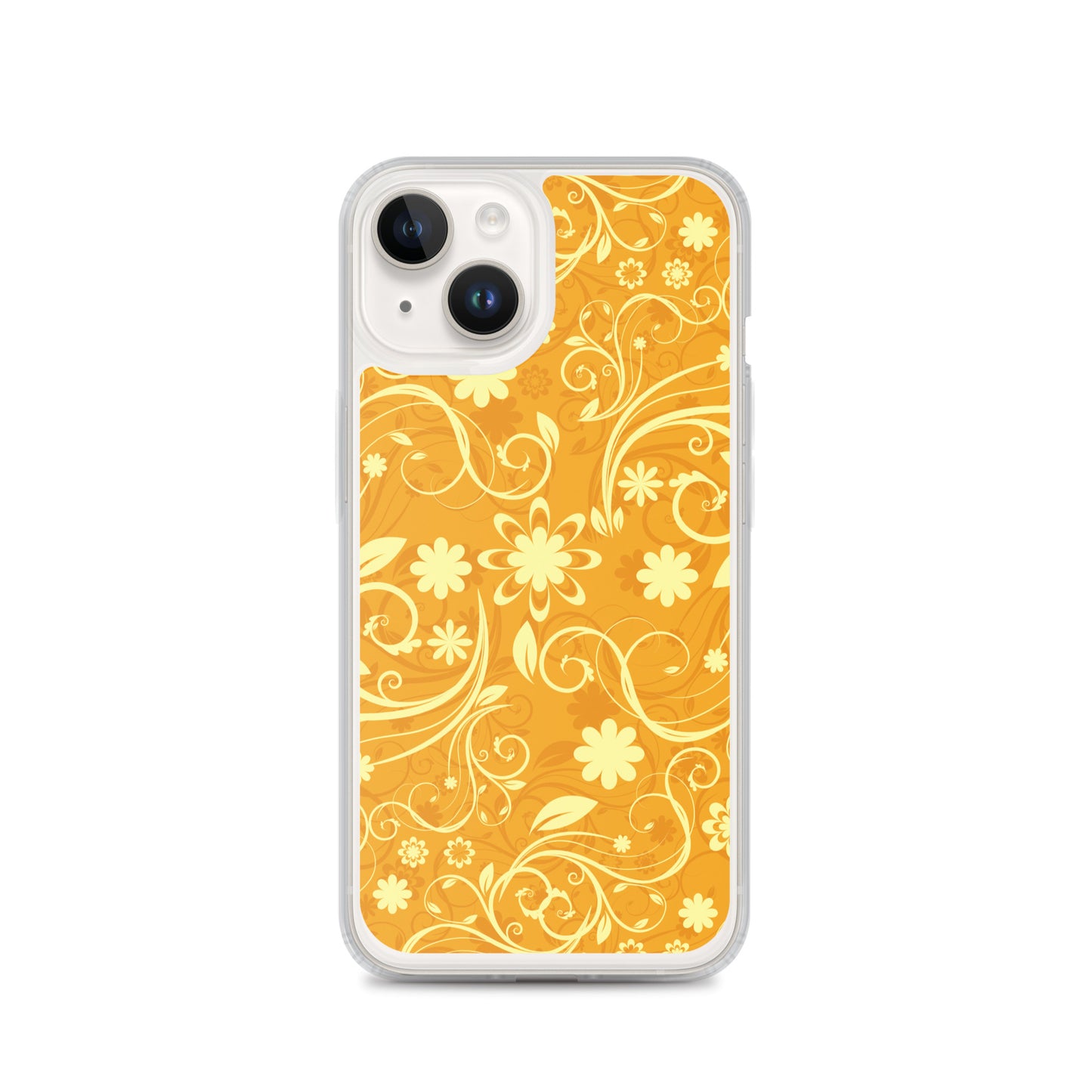Elegant Decorative Ornamental Floral Pattern Clear Case for iPhone®