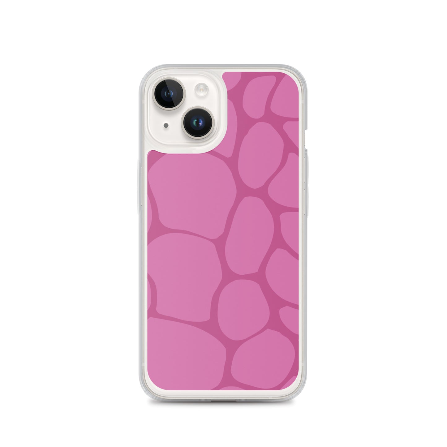 Abstract Pink Pattern Clear Case for iPhone®