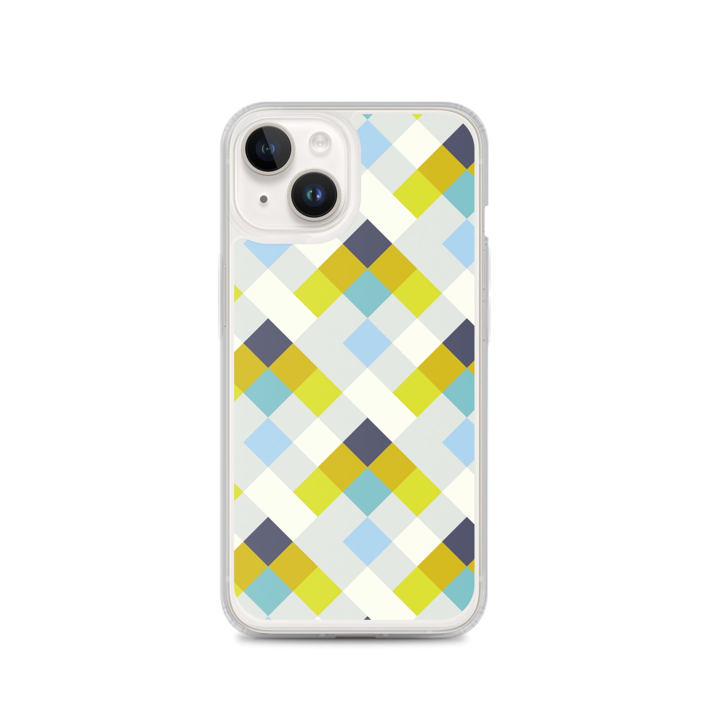 Colorful Geometric Pattern Clear Case for iPhone®