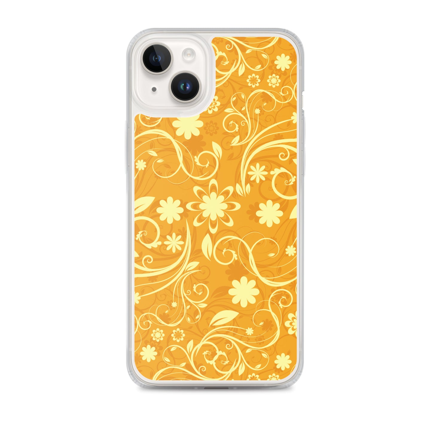 Elegant Decorative Ornamental Floral Pattern Clear Case for iPhone®