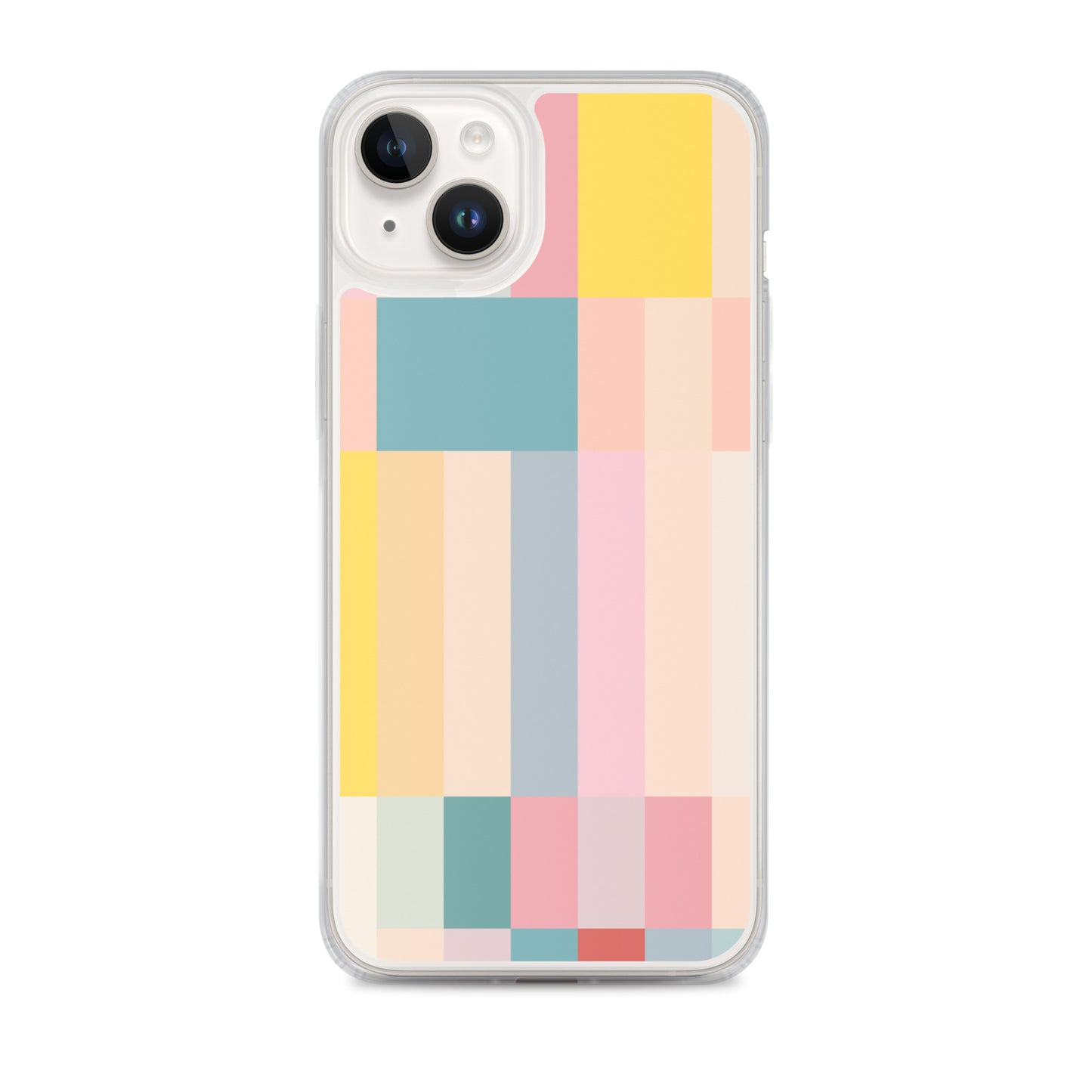 Abstract Pastel Stripes Clear Case for iPhone®