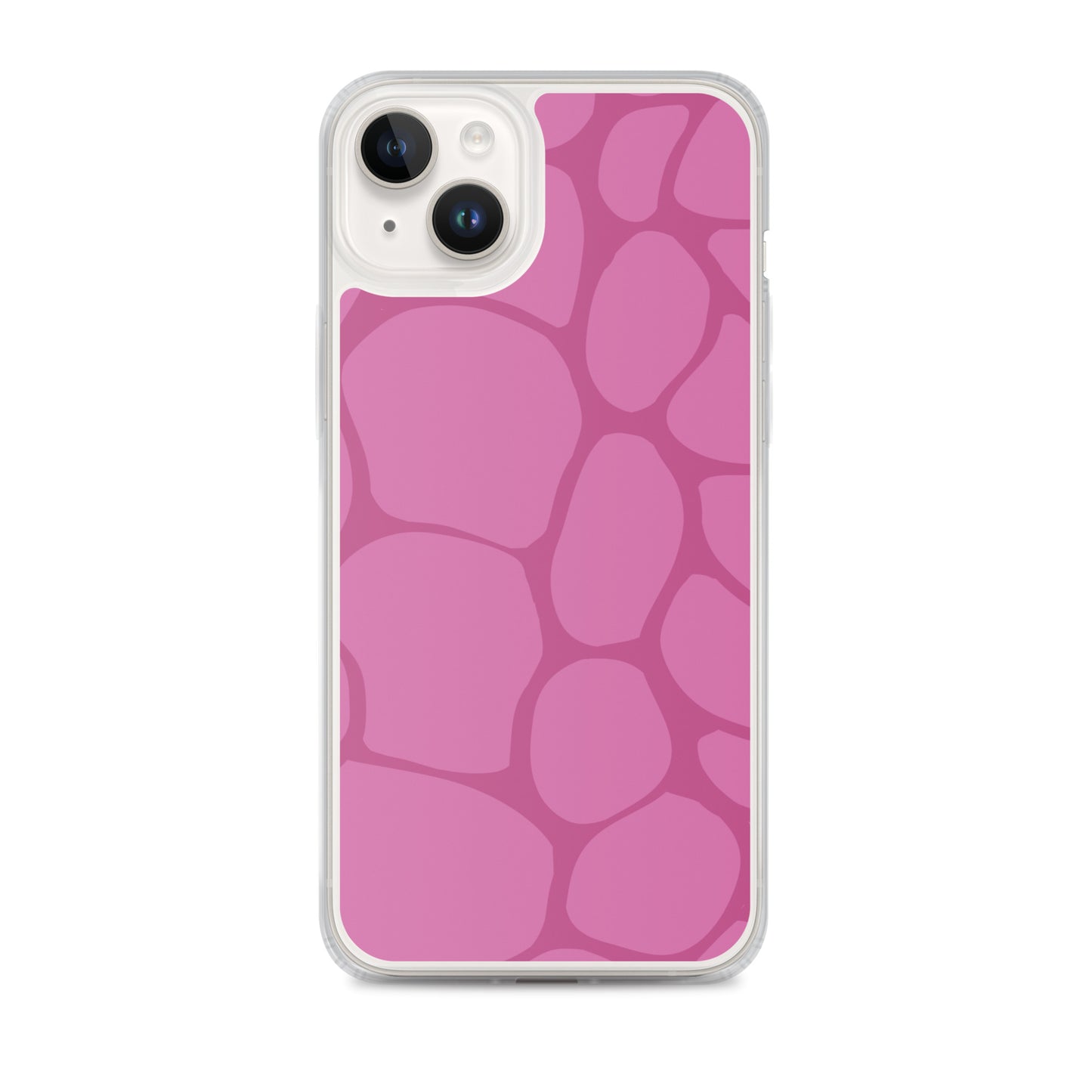 Abstract Pink Pattern Clear Case for iPhone®