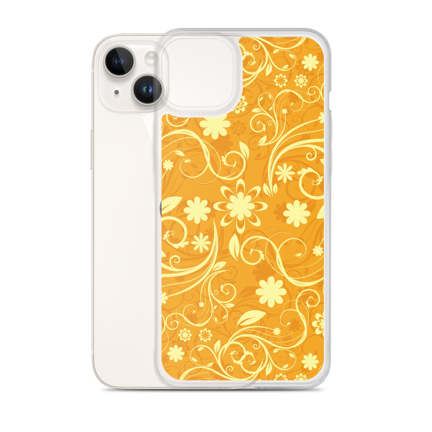 Elegant Decorative Ornamental Floral Pattern Clear Case for iPhone®