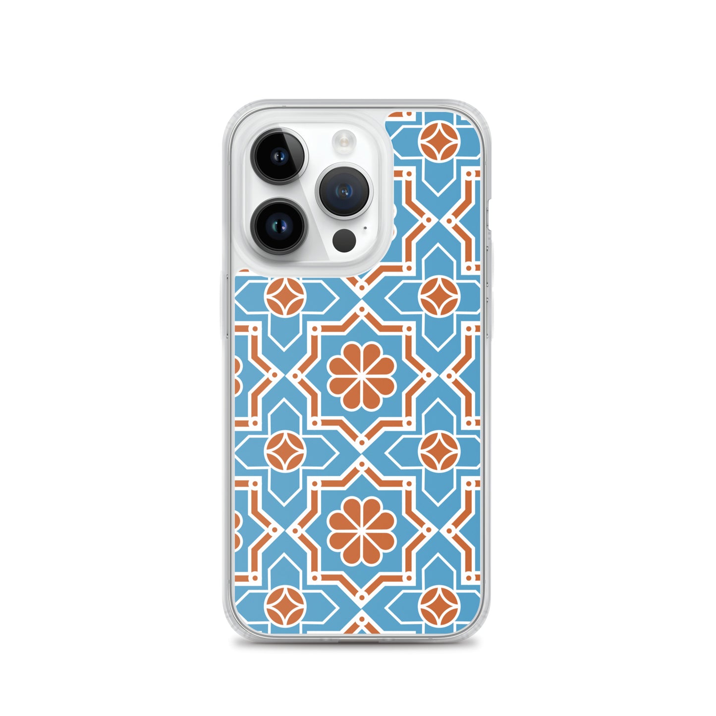 Complex Arabesque Pattern Clear Case for iPhone®