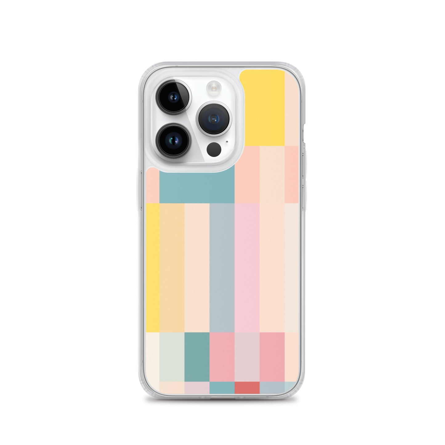 Abstract Pastel Stripes Clear Case for iPhone®