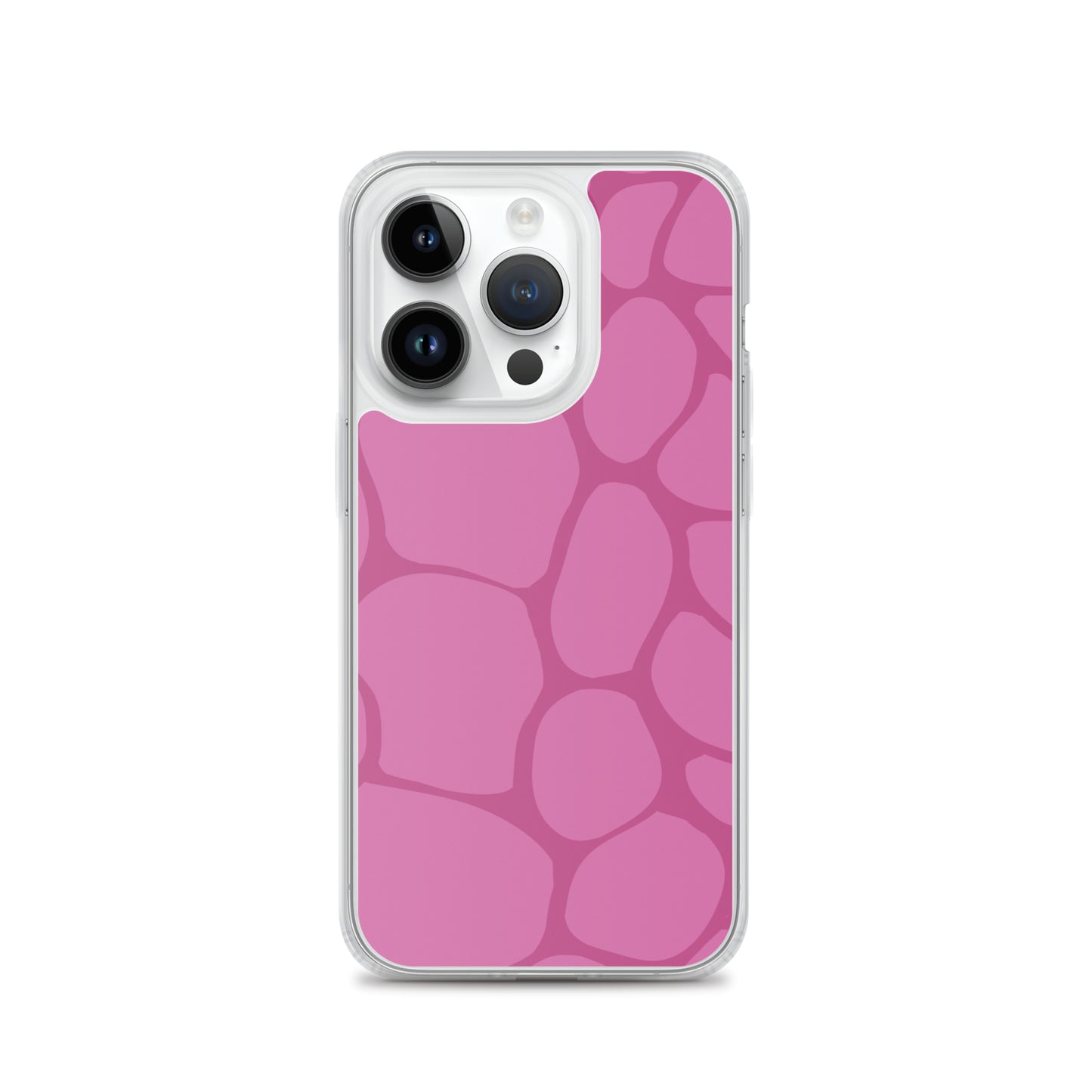 Abstract Pink Pattern Clear Case for iPhone®