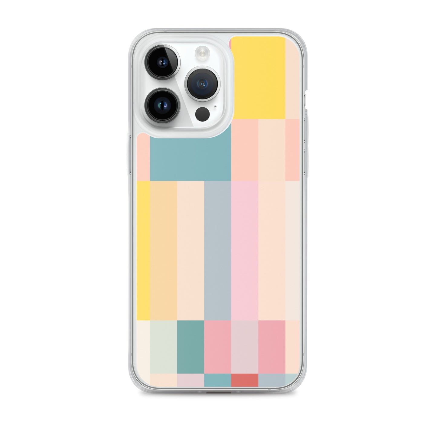Abstract Pastel Stripes Clear Case for iPhone®