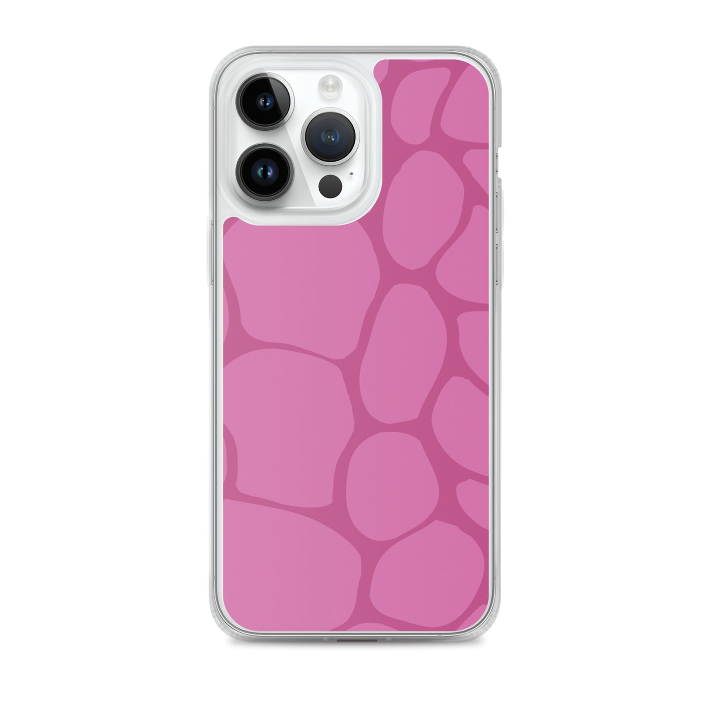 Abstract Pink Pattern Clear Case for iPhone®