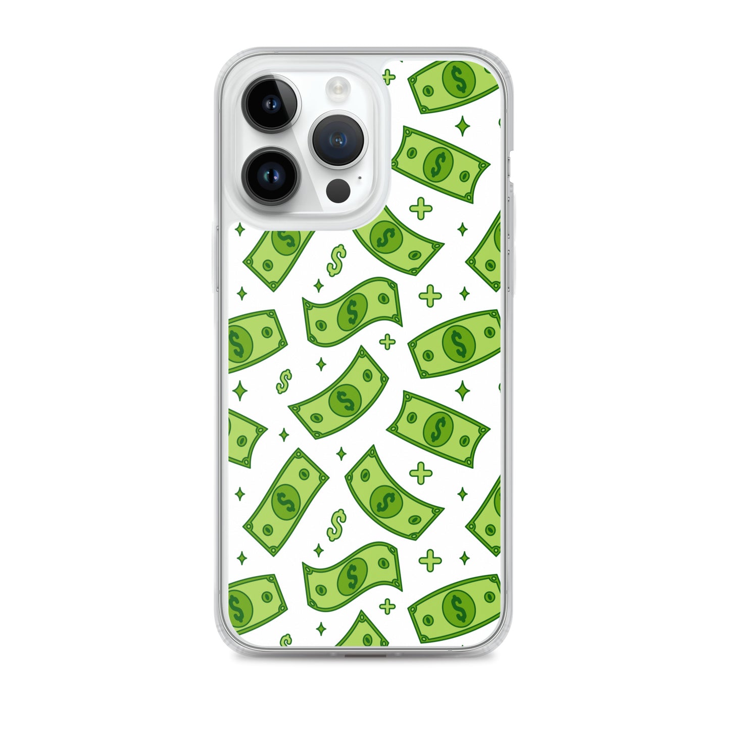 Dollar Currency Banknotes Pattern Clear Case for iPhone®