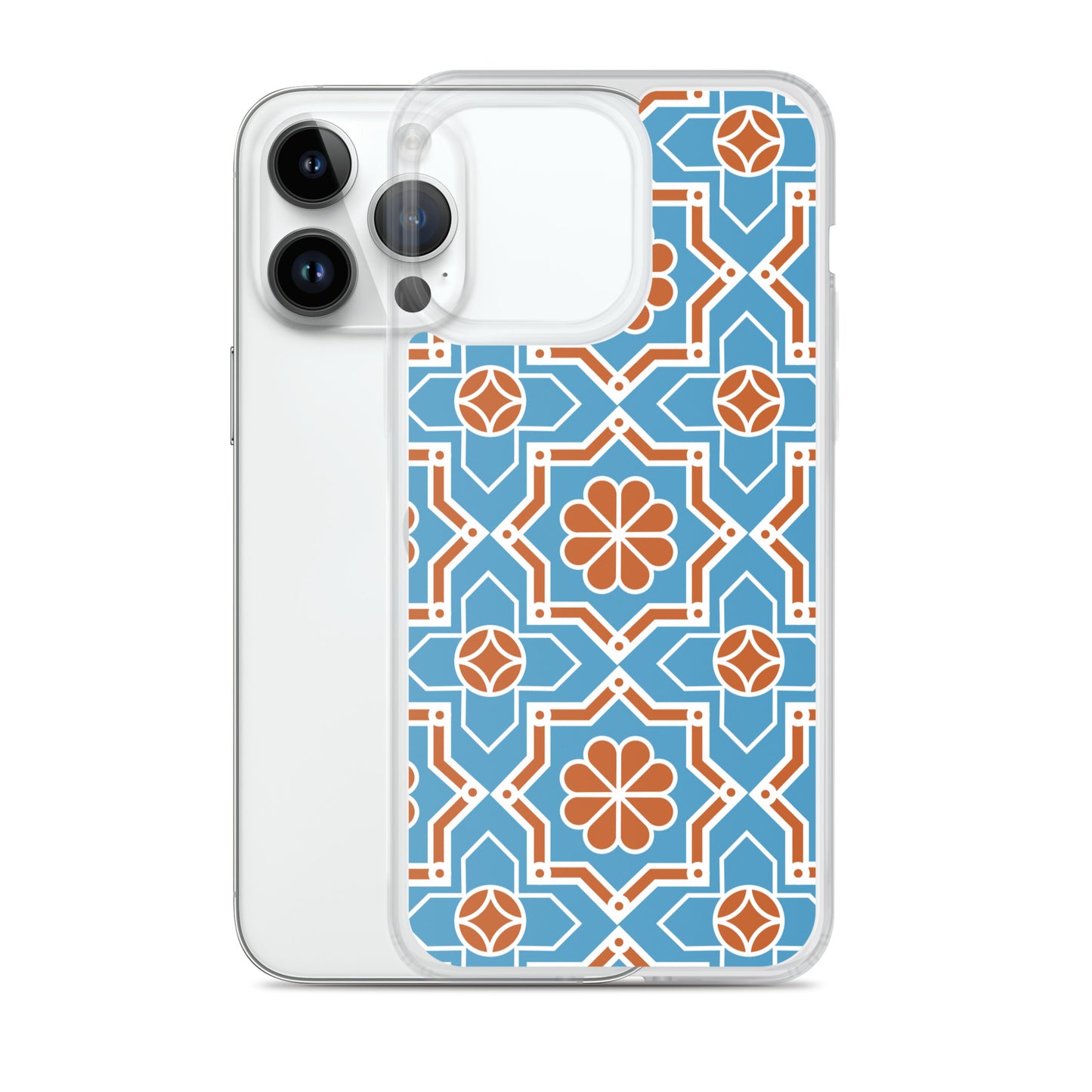 Complex Arabesque Pattern Clear Case for iPhone®