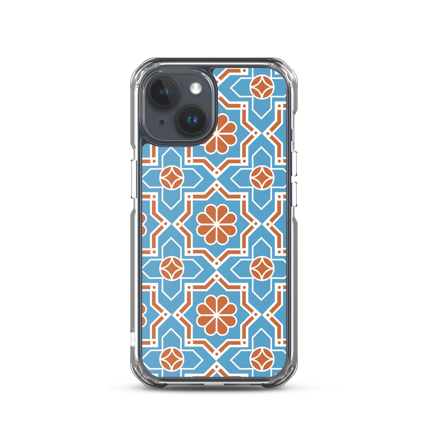 Complex Arabesque Pattern Clear Case for iPhone®