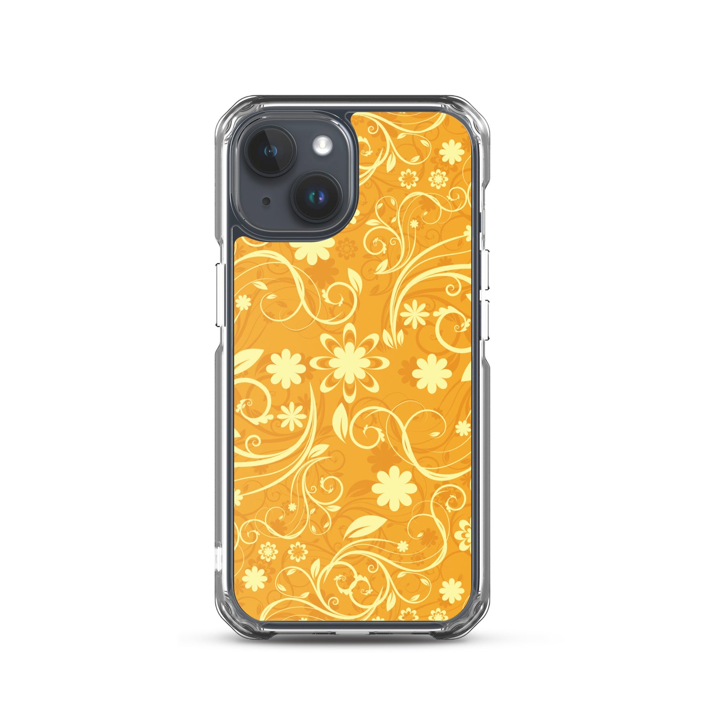 Elegant Decorative Ornamental Floral Pattern Clear Case for iPhone®